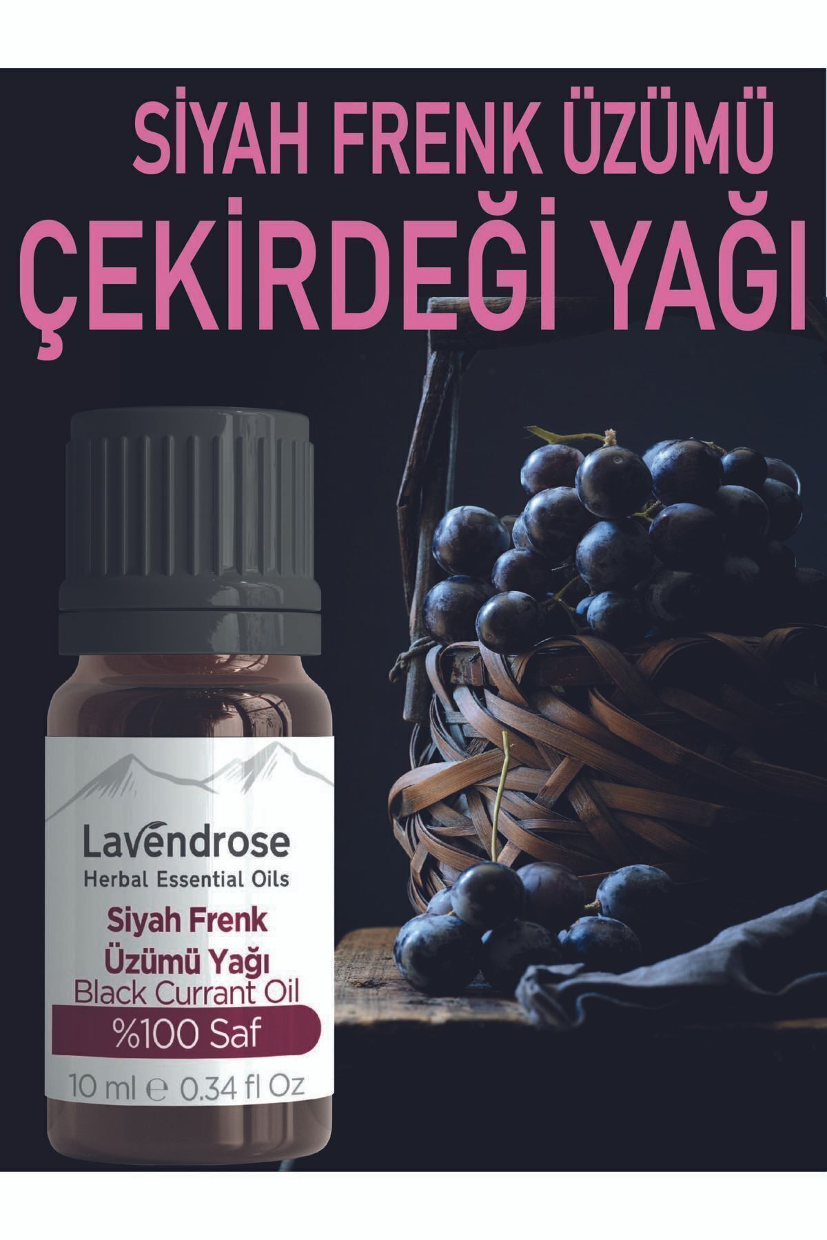 روغن مراقبتی طبیعی سیاه فرنگی 10 میلی لیتر با غلظت بالای امگا 6 Lavendrose