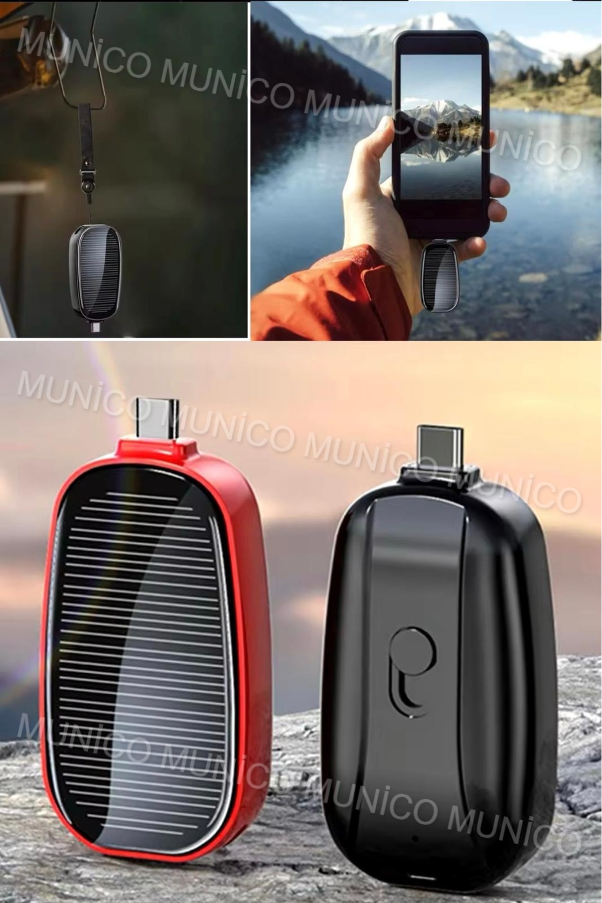 پاوربانک شارژر آیفون با انرژی خورشیدی BMW KEY APPEARANCE برای گوشی های موبایل کیفیت اورجینال Genel Markalar
