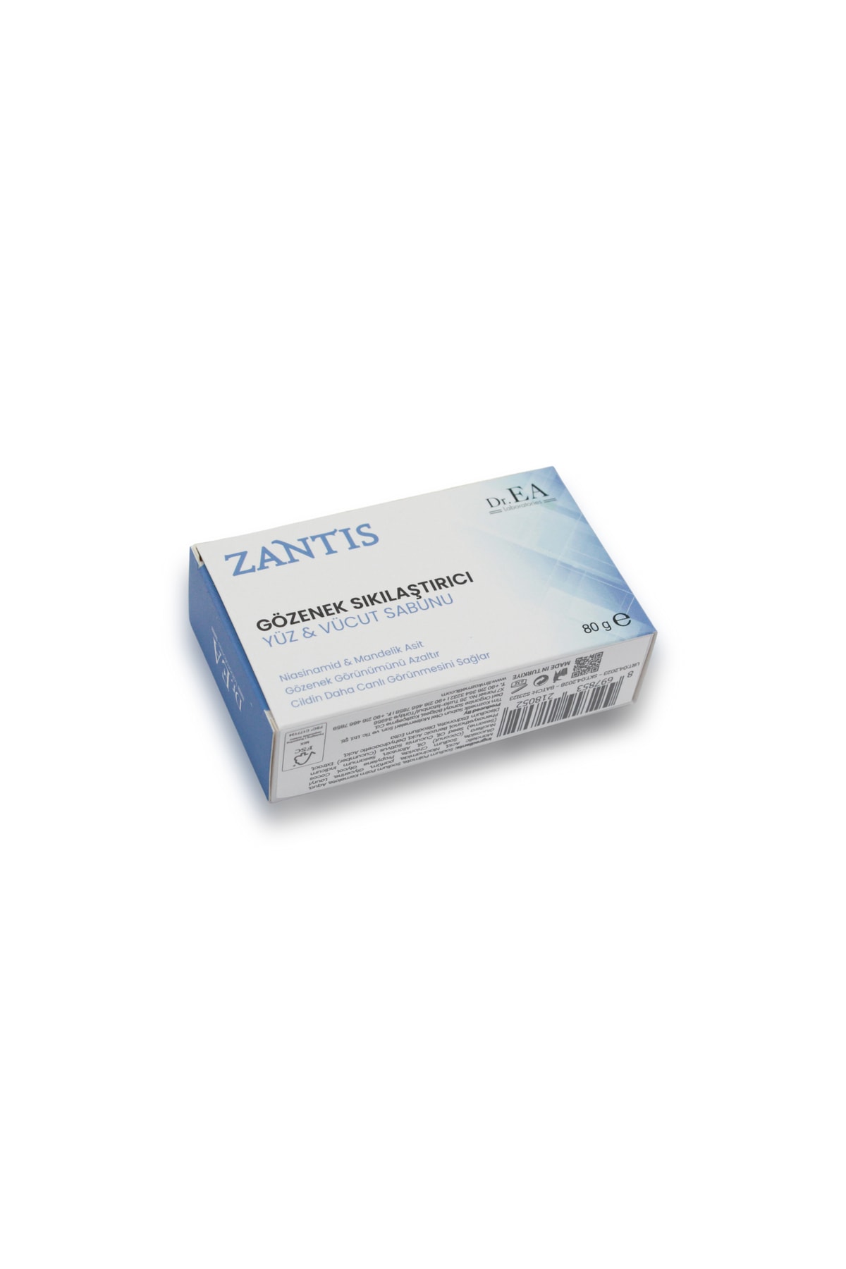 صابون جامد سفت کننده منافذ پوست مدل Zantis با وزن 80 گرم Dr. EA Laboratories