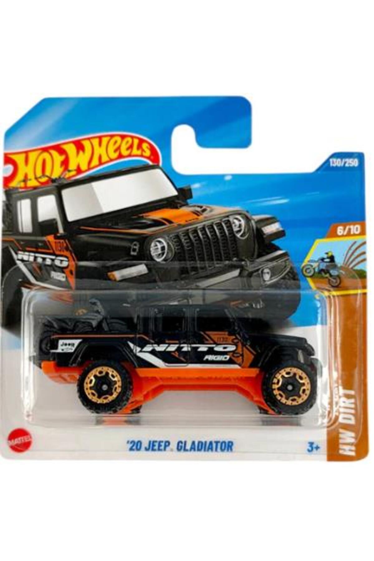 ماشین اسباب بازی JEEP GLADIATOR HYY71 HW DIRT هات ویلز اورجینال HOT WHEELS