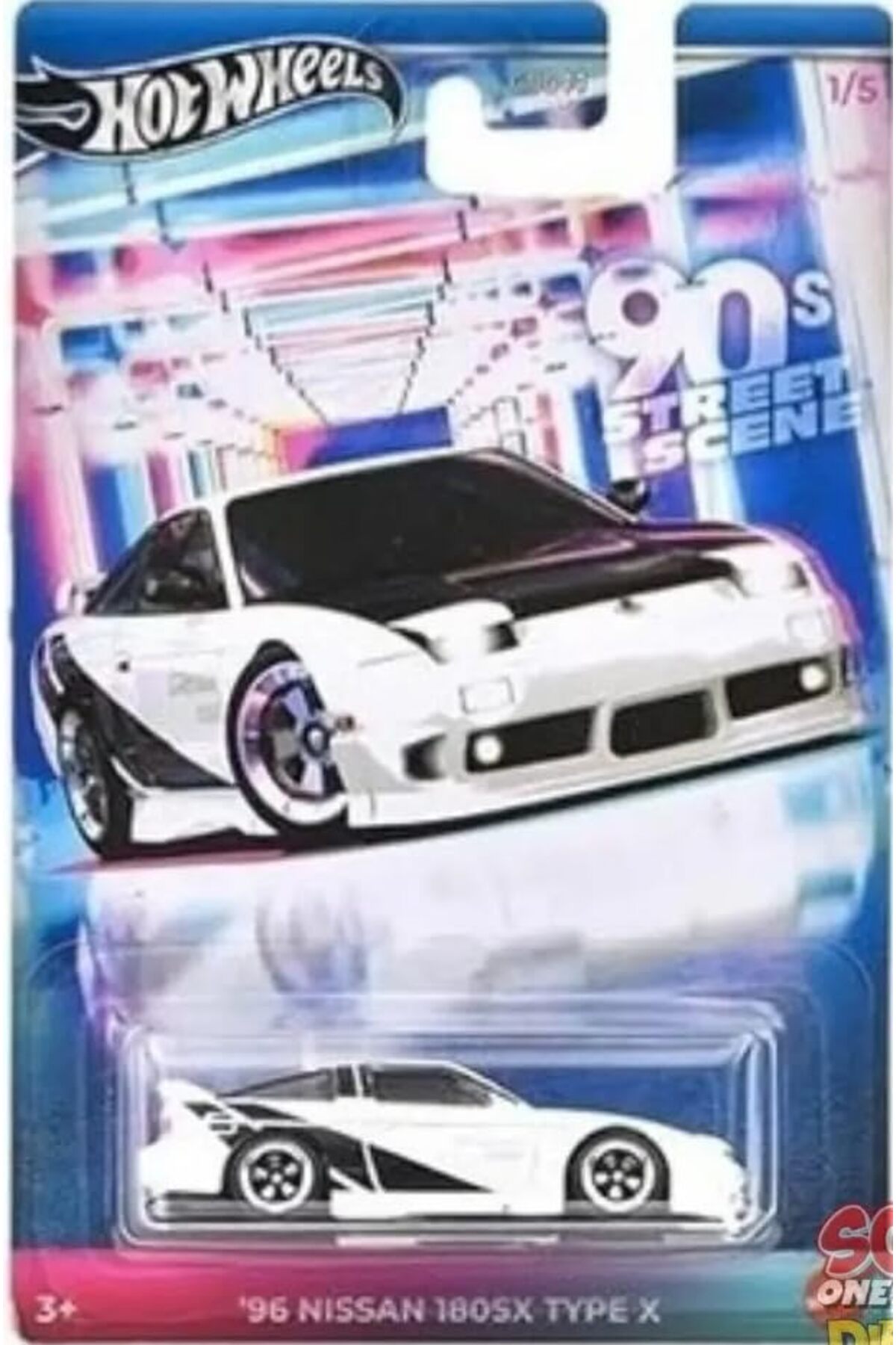 ماشین اسباب بازی صحنه خیابان 90 96 نیسان 180SX تیپ از ترکیه HOT WHEELS