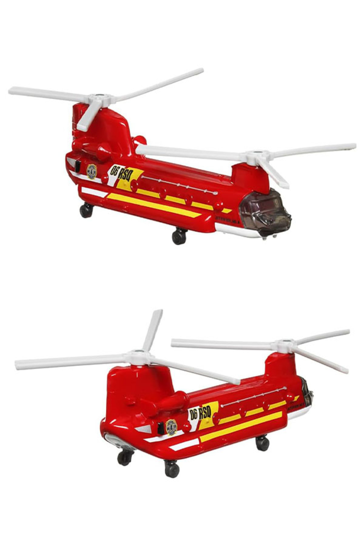 هلیکوپتر و هواپیمای اسباب بازی جعبه کبریت SKY BUSTERS BOEING CH 47 CHINOOK 2025 قرمز از ترکیه HOT WHEELS