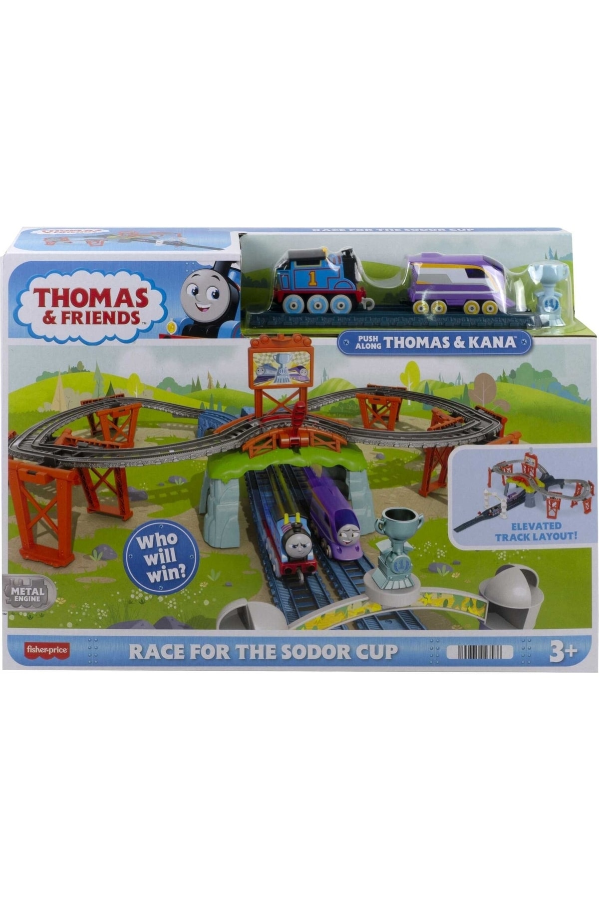 اسباب بازی های فیگور دیگر مسابقه جام سودور توماس و دوستان HFW03 Fisher Price