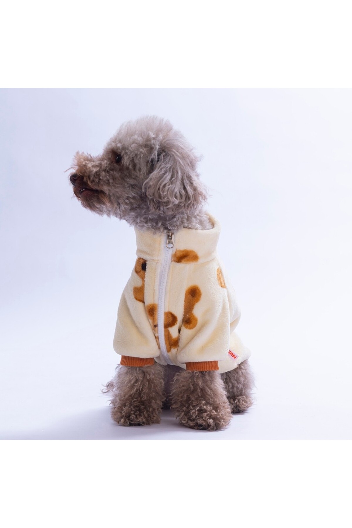 ژاکت سگ و گربه پاوستار Pawstar Teddy Tales طرح خرس عروسکی مدل PS26-1187 قهوه‌ای
