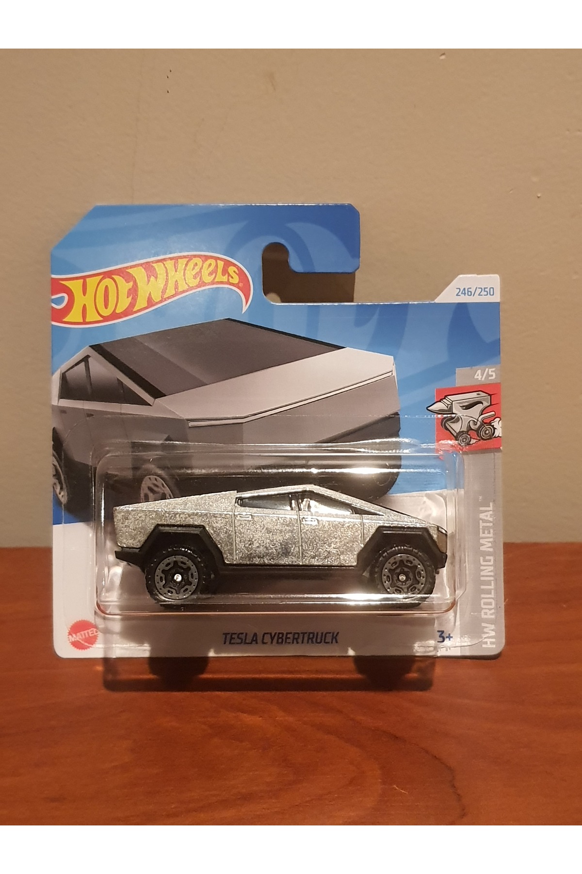ماشین اسباب بازی تسلا سایبرتراک HTB55 2024 از ترکیه HOT WHEELS