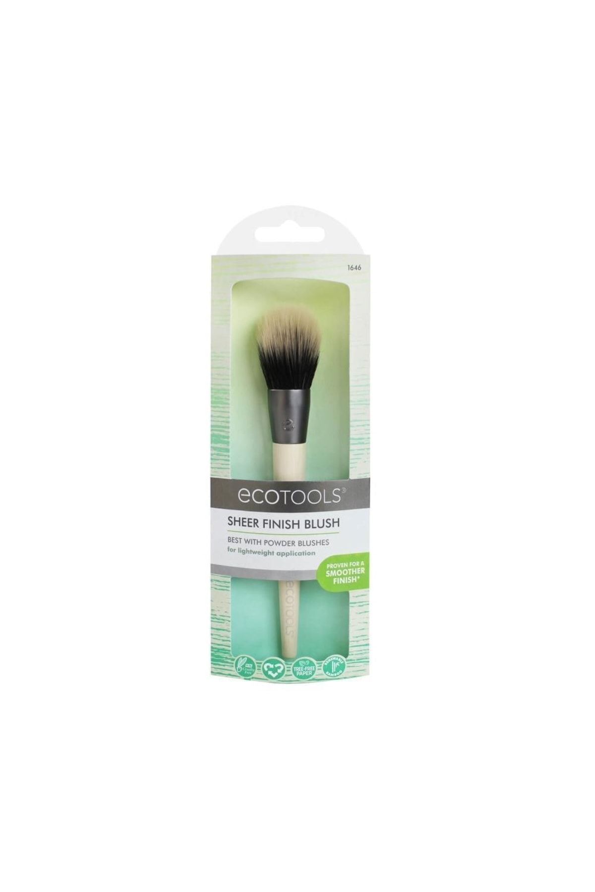 براش آرایشی مدل Sheer Finish برای آرایش طبیعی و زیبا اکوتولس EcoTools
