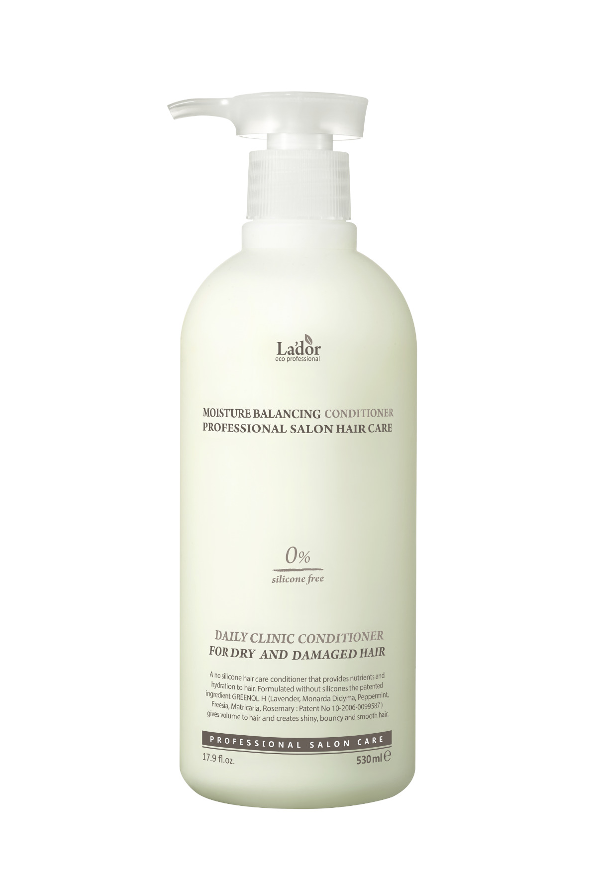 نرم کننده مو بدون سیلیکون برای پوست سر حساس و موهای آسیب دیده MOISTURE BALANCING CONDITIONER 530ML Lador