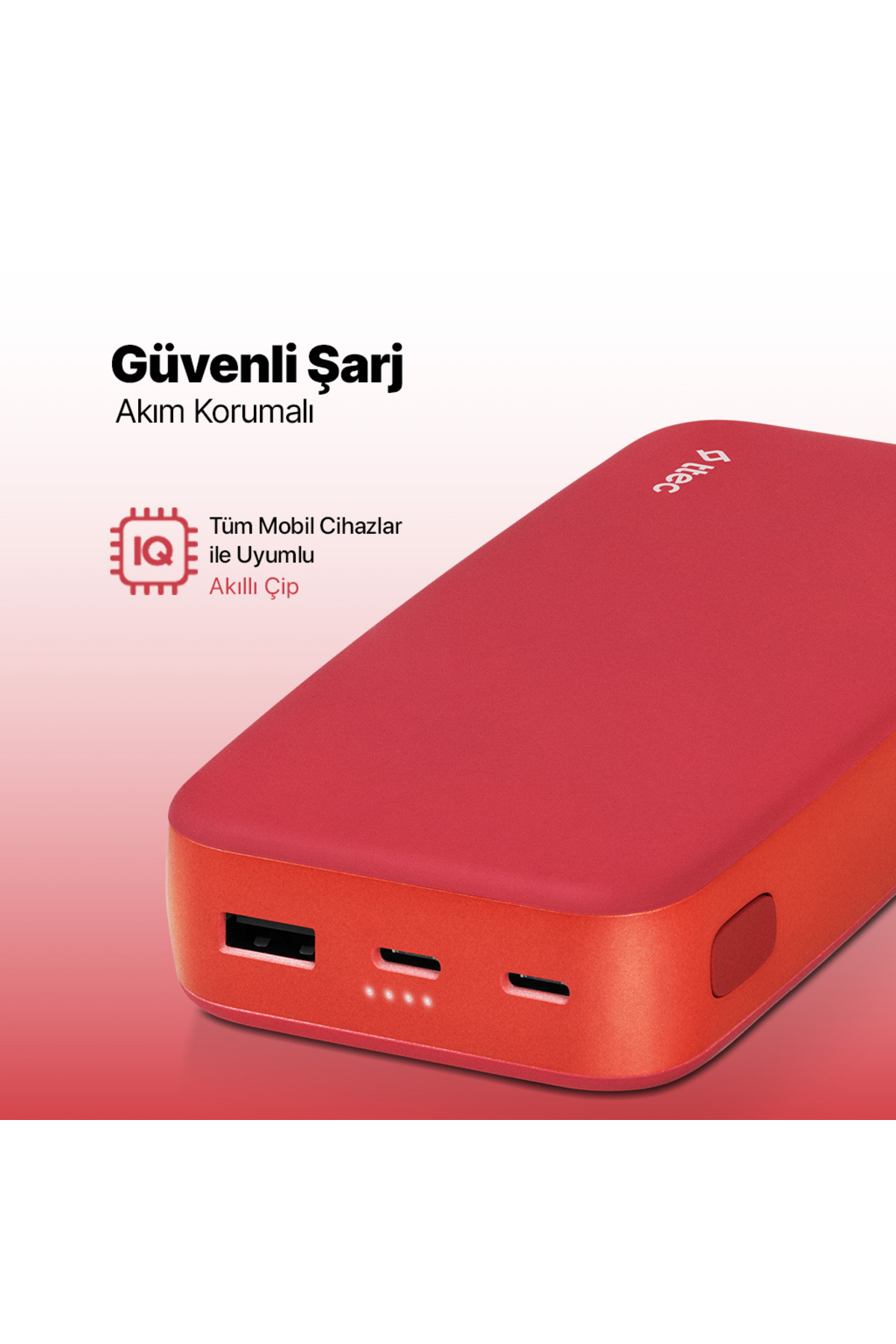 پاوربانک شارژر سریع قابل حمل 20000 میلی آمپری CHARGEUP اورجینال Ttec