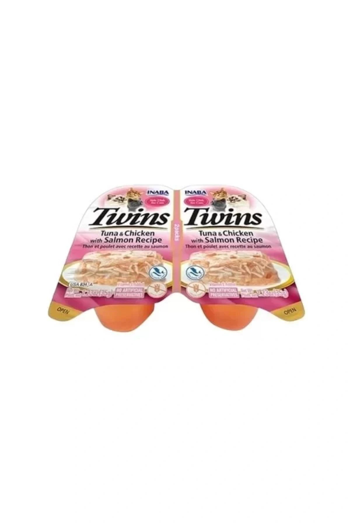 ژله تشویقی گربه ترند TREND Ciao Twins با طعم مرغ، سالمون و تن ماهی