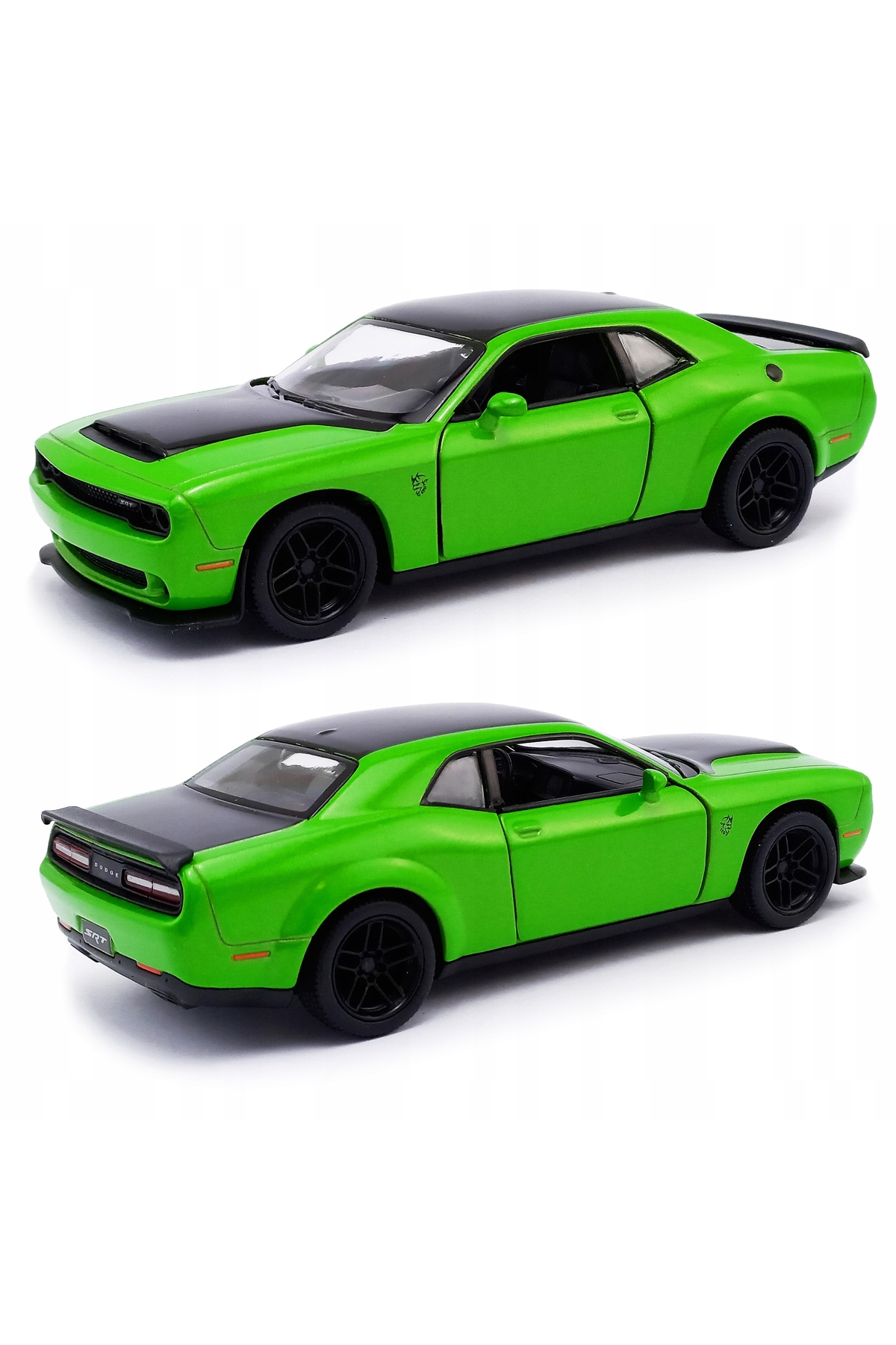 مدل خودرو DODGE CHALLENGER SRT DEMON 170 EDITION 2023 سیاه سفید 5461D اورجینال Kinsmart