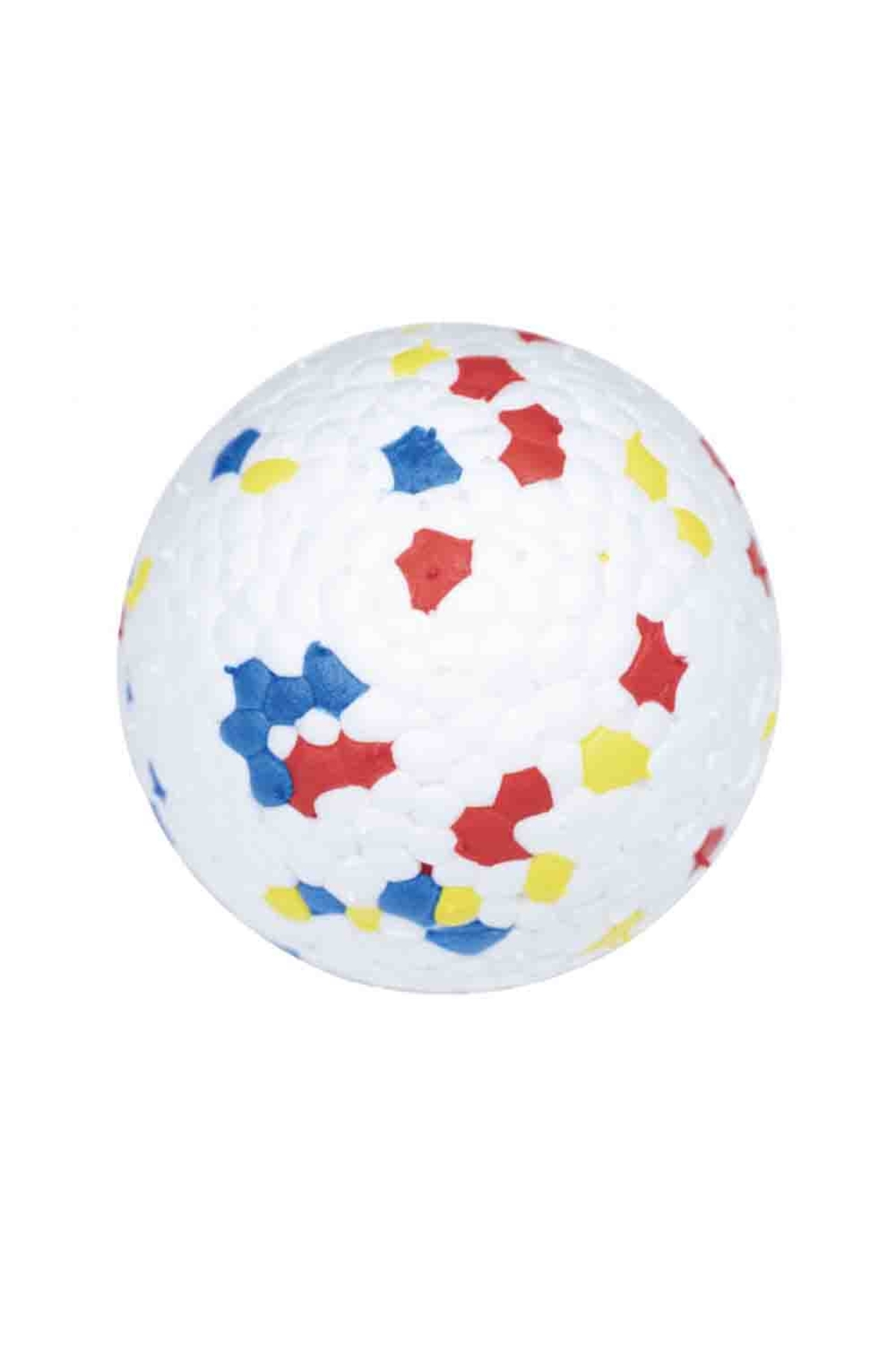 توپ بازی سگ ام‌پتس M-PETS Bloom Ball، چندرنگ، قطر ۷ سانتی‌متر