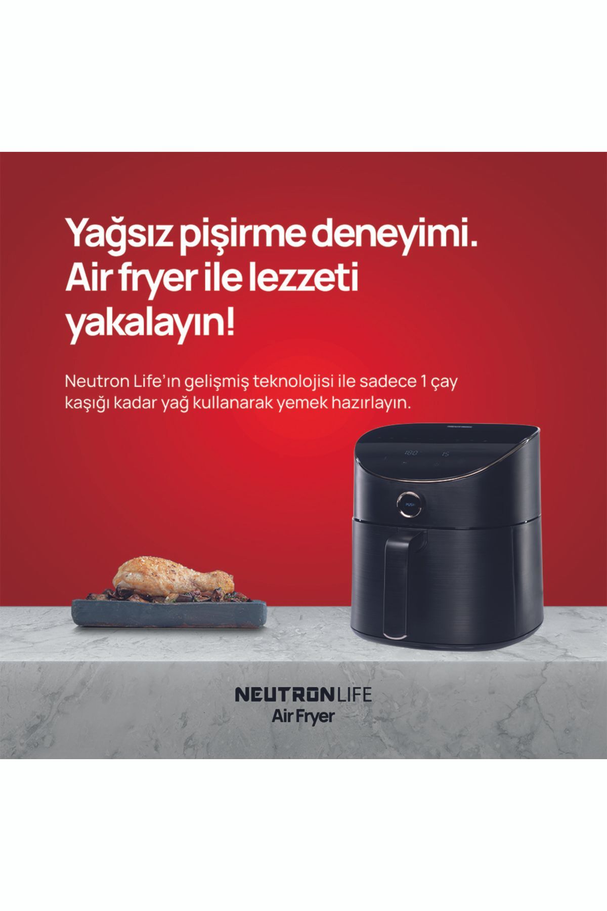 سرخ کن هوشمند هوا 5.5 لیتری اورجینال NEUTRON