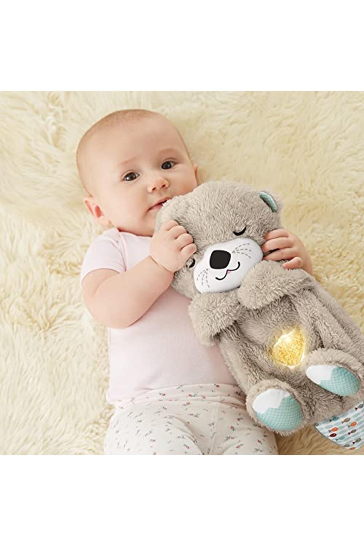اسباب بازی های پشمی فیشر قیمت سمور خواب و همبازی کودک مخمل دار موزیکال FXC66 Fisher Price