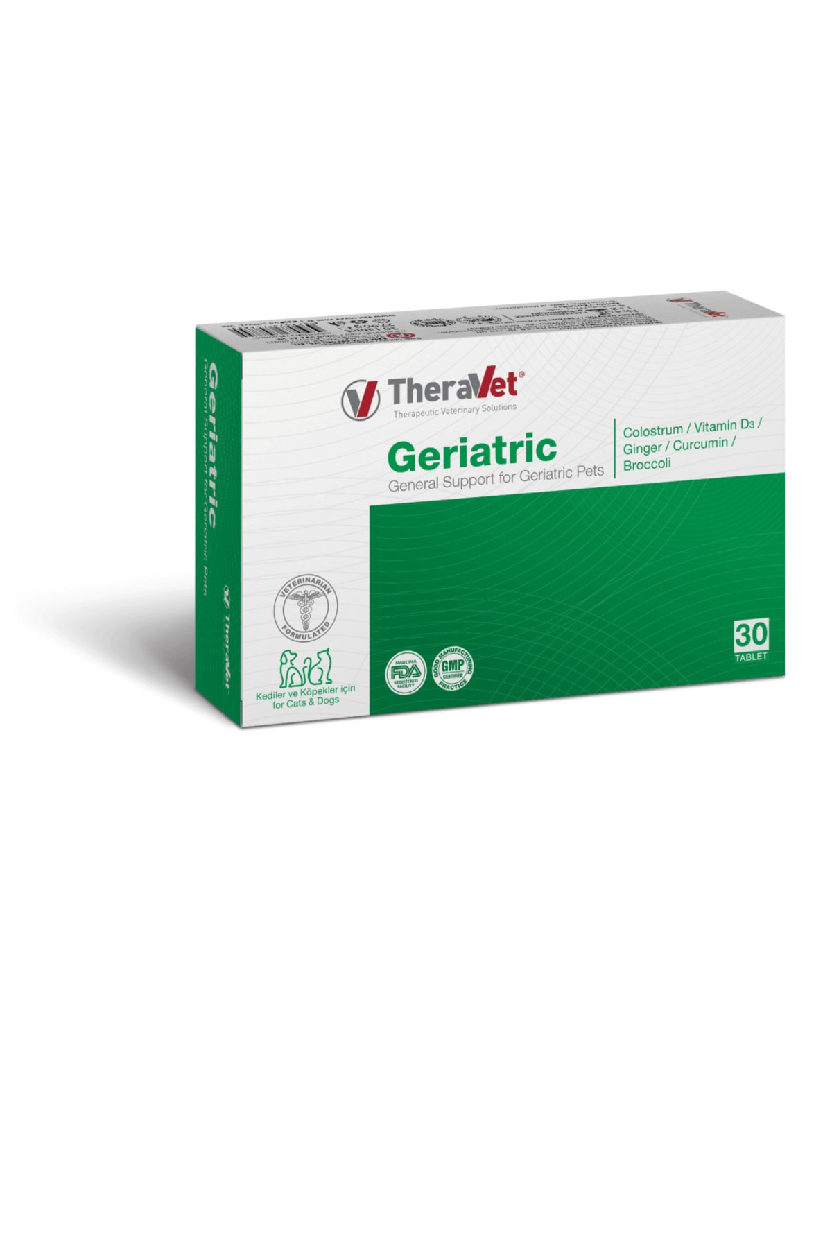 محصول سلامت گربه و سگ سالمند تراوت Theravet Geriatric برای تقویت سیستم ایمنی