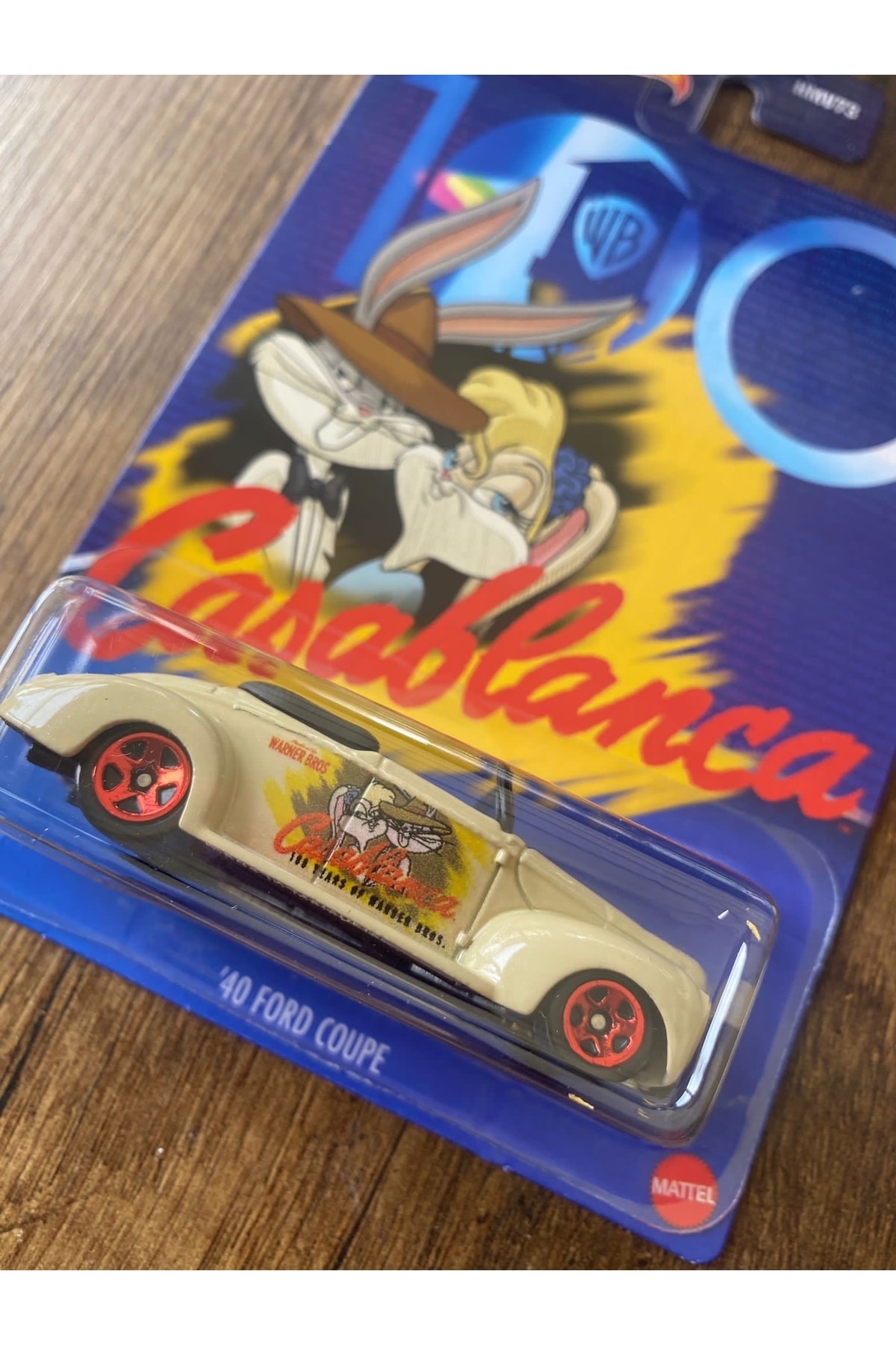 ماشین اسباب بازی 100 مین سال WB LONG CARD SERIES ‘40 کوپه هات ویلز اورجینال HOT WHEELS