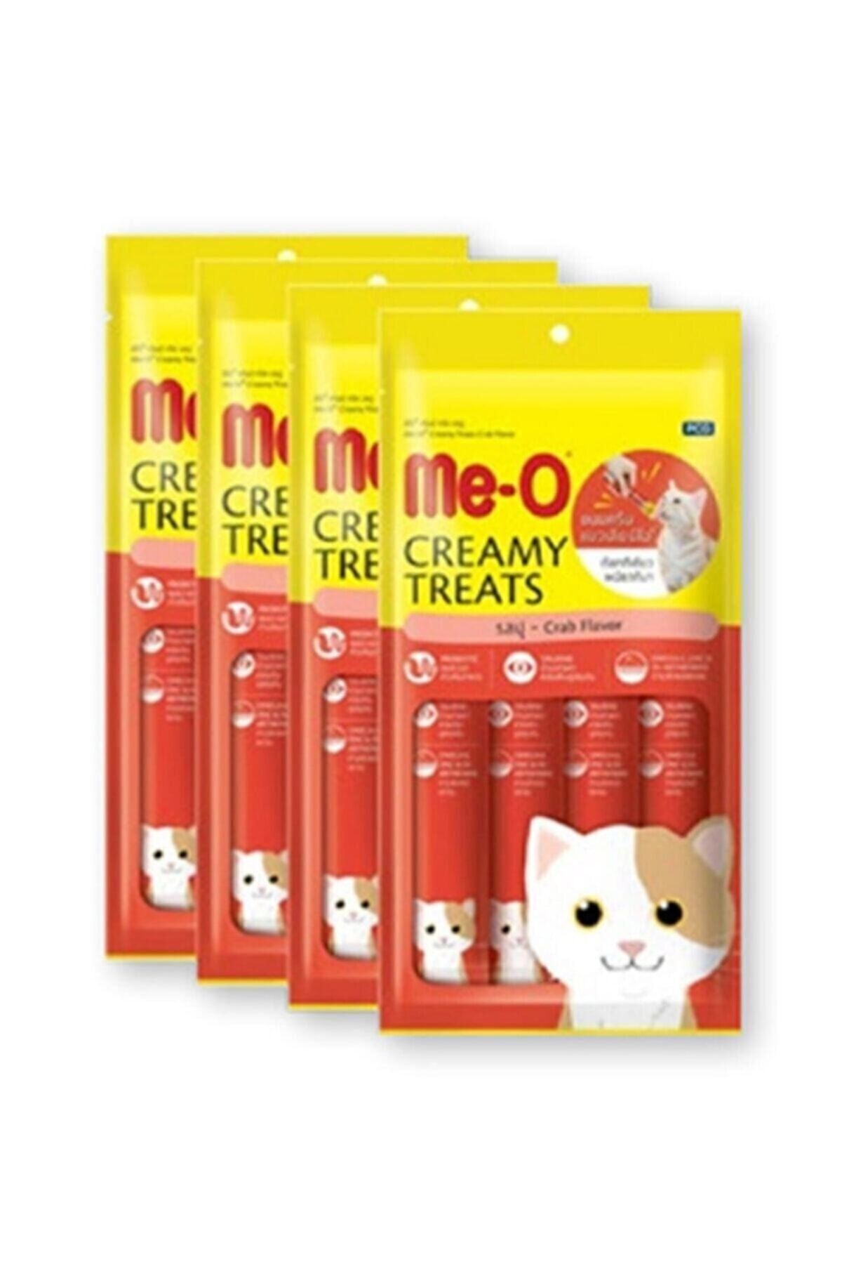 تشویقی کرمی گربه می‌او me-o Creamy Treats، ۴ عددی، ۶۰ گرم
