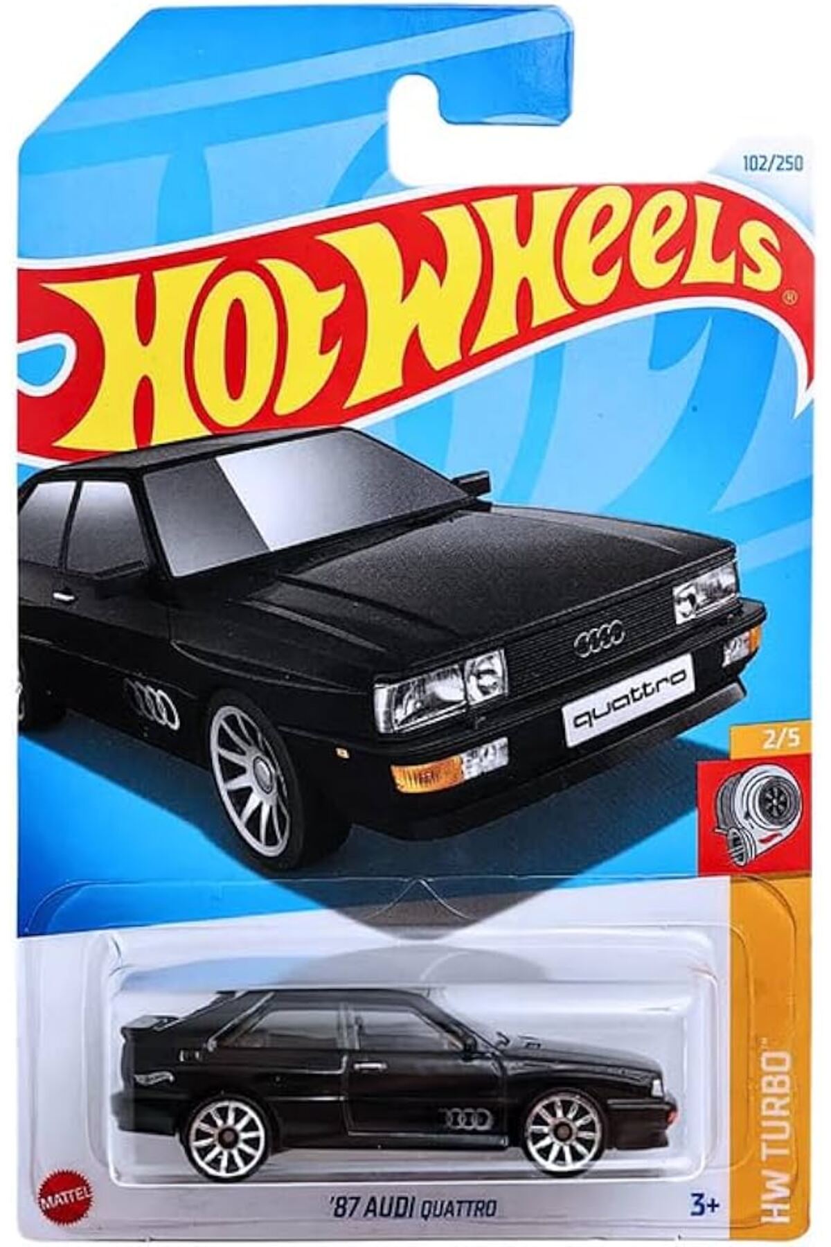 ماشین اسباب بازی 87 AUDI QUATTRO هات ویلز اورجینال HOT WHEELS