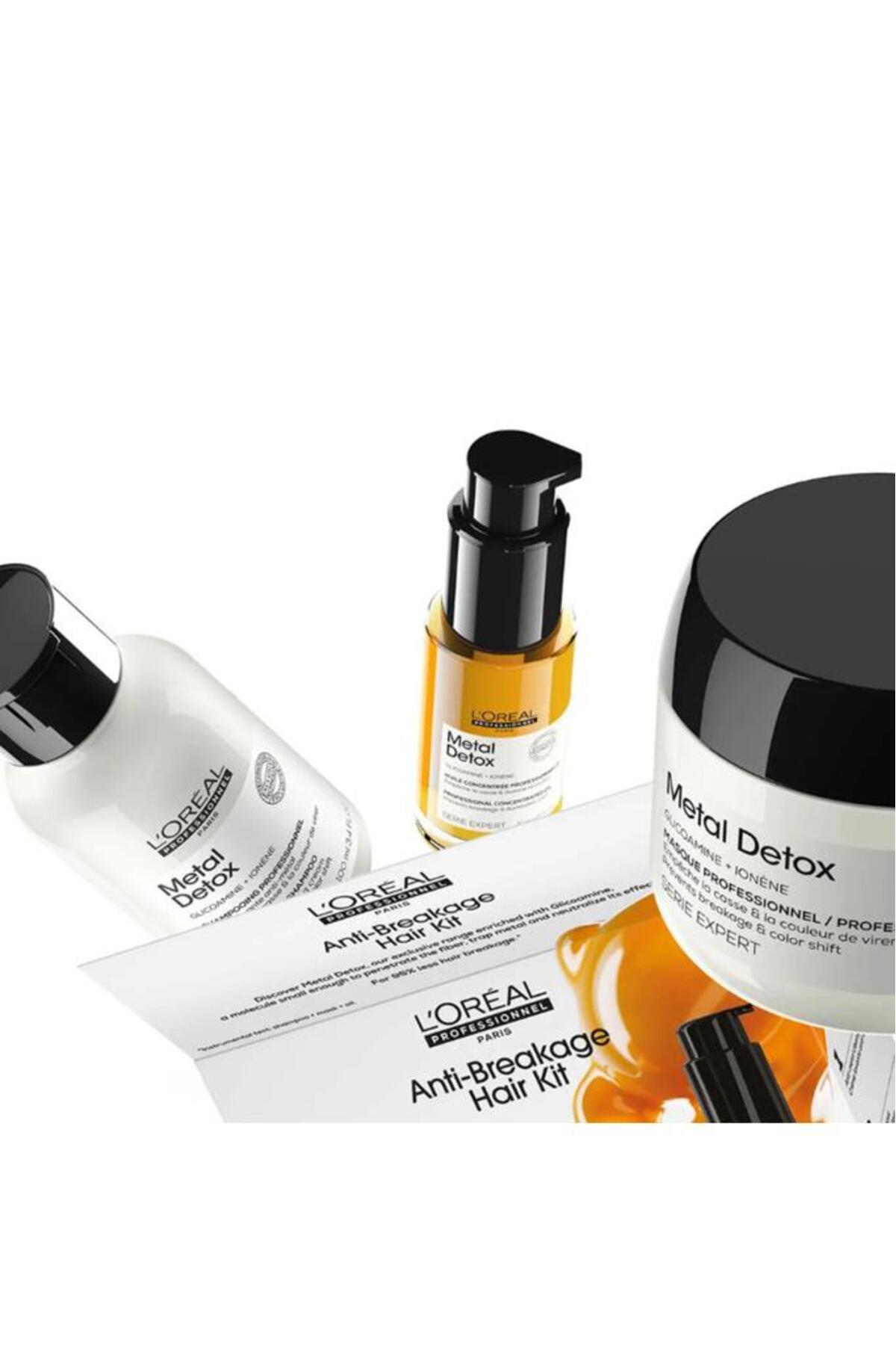 شامپو مردانه و زنانه LOREAL PROFESSIONAL SERIE EXPERT METAL DETOX MINI DUO کیت 100+75+30 میل L'oreal Professionnel