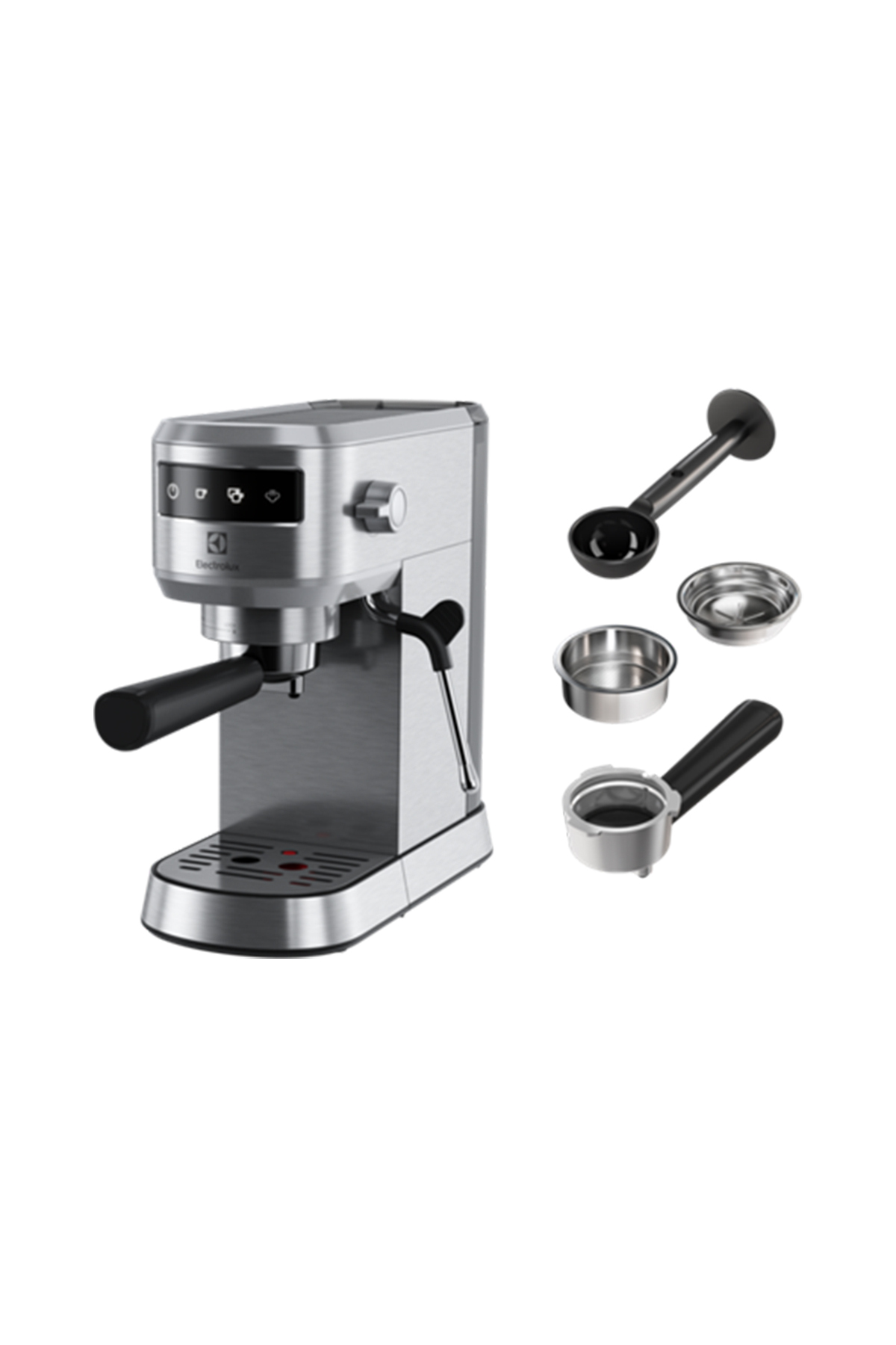 دستگاه اسپرسو و کاپوچینو اسپرسوساز E6EC1 6ST EXPLORER 6 فولاد ضد زنگ فناوری کنترل حرارت با کف کننده شیر اورجینال Electrolux