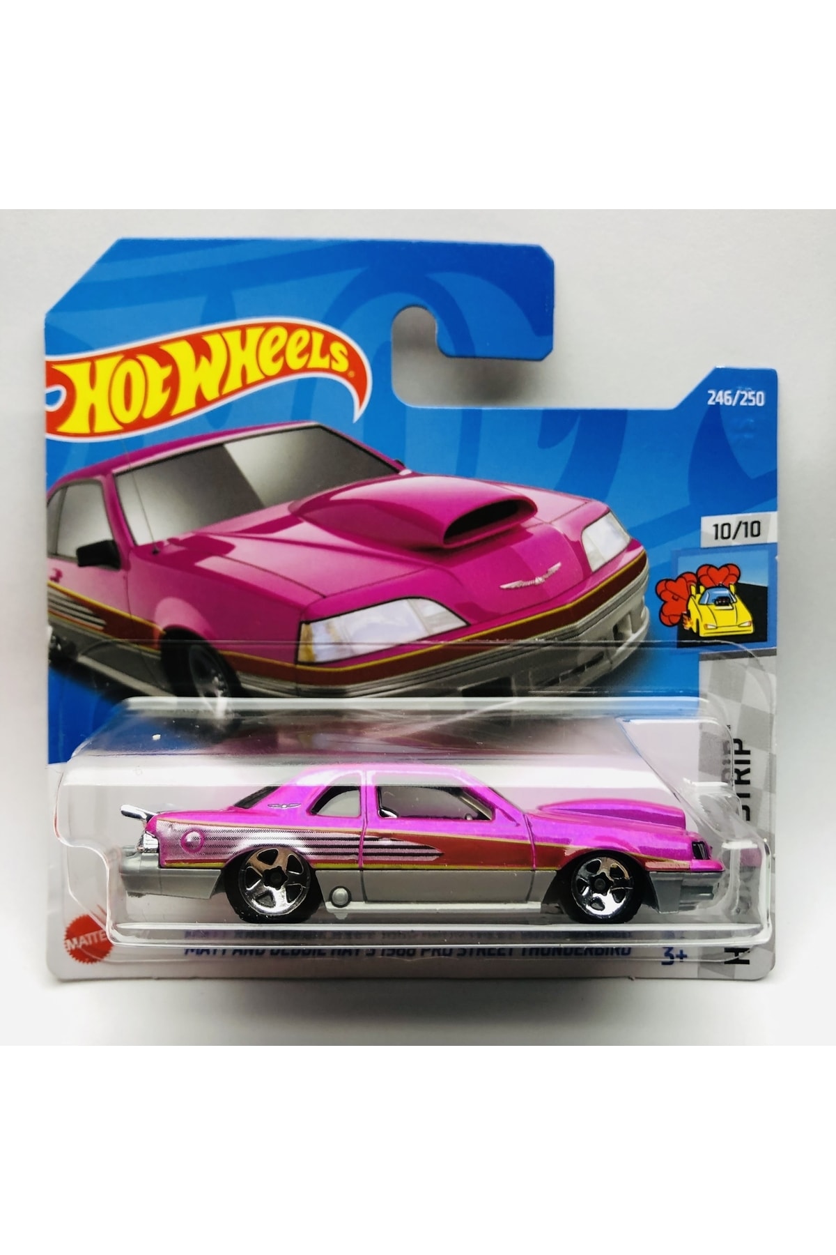 ماشین اسباب بازی جدید NEW MATT AND DEBBIE HAY'S PRO STREET THUNDERBIRD 1:64 SCALE HOTWHEELS BRAND 10 هات ویلز اورجینال HOT WHEELS