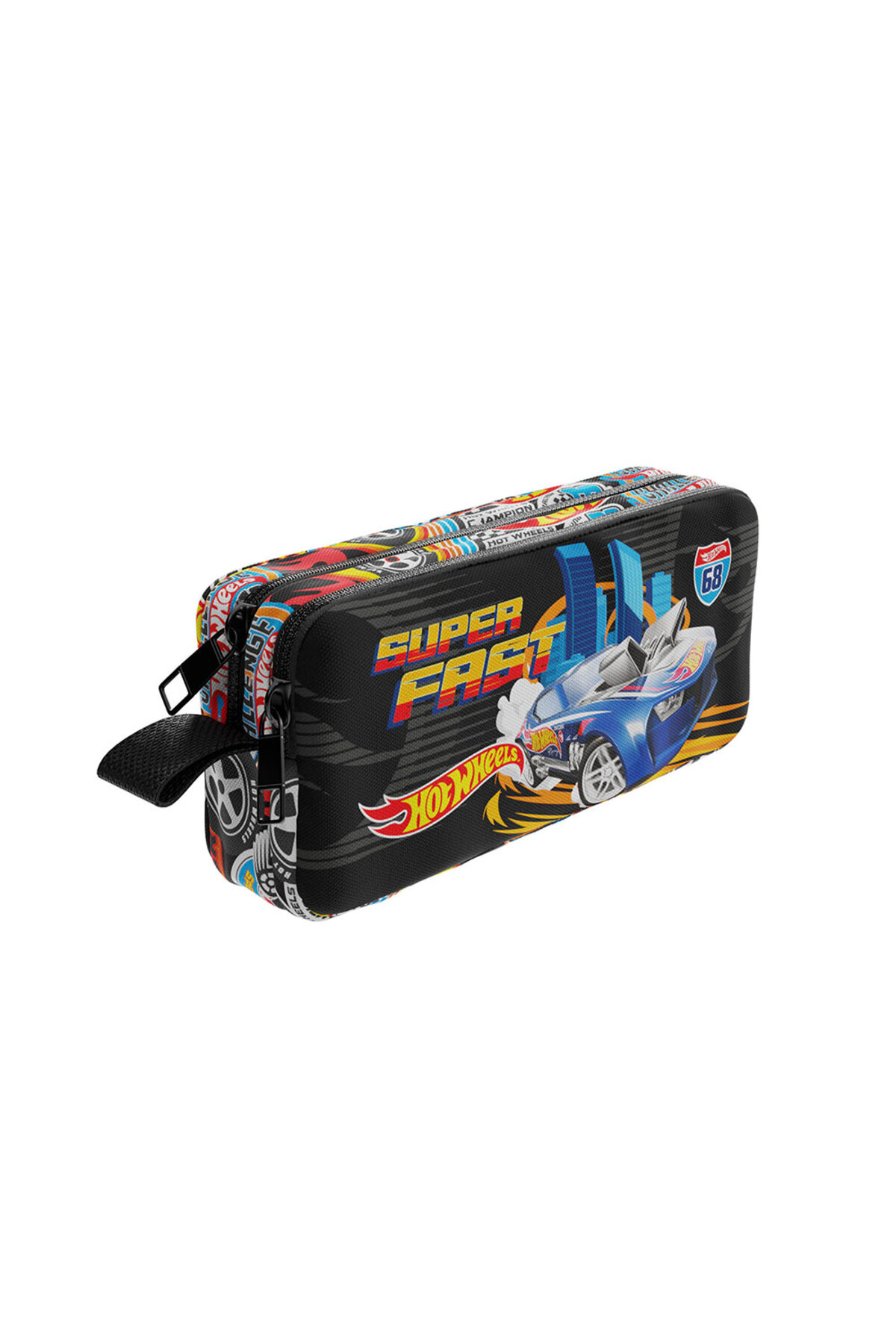 جامدادی کیف مداد 3077 هات ویلز اورجینال HOT WHEELS