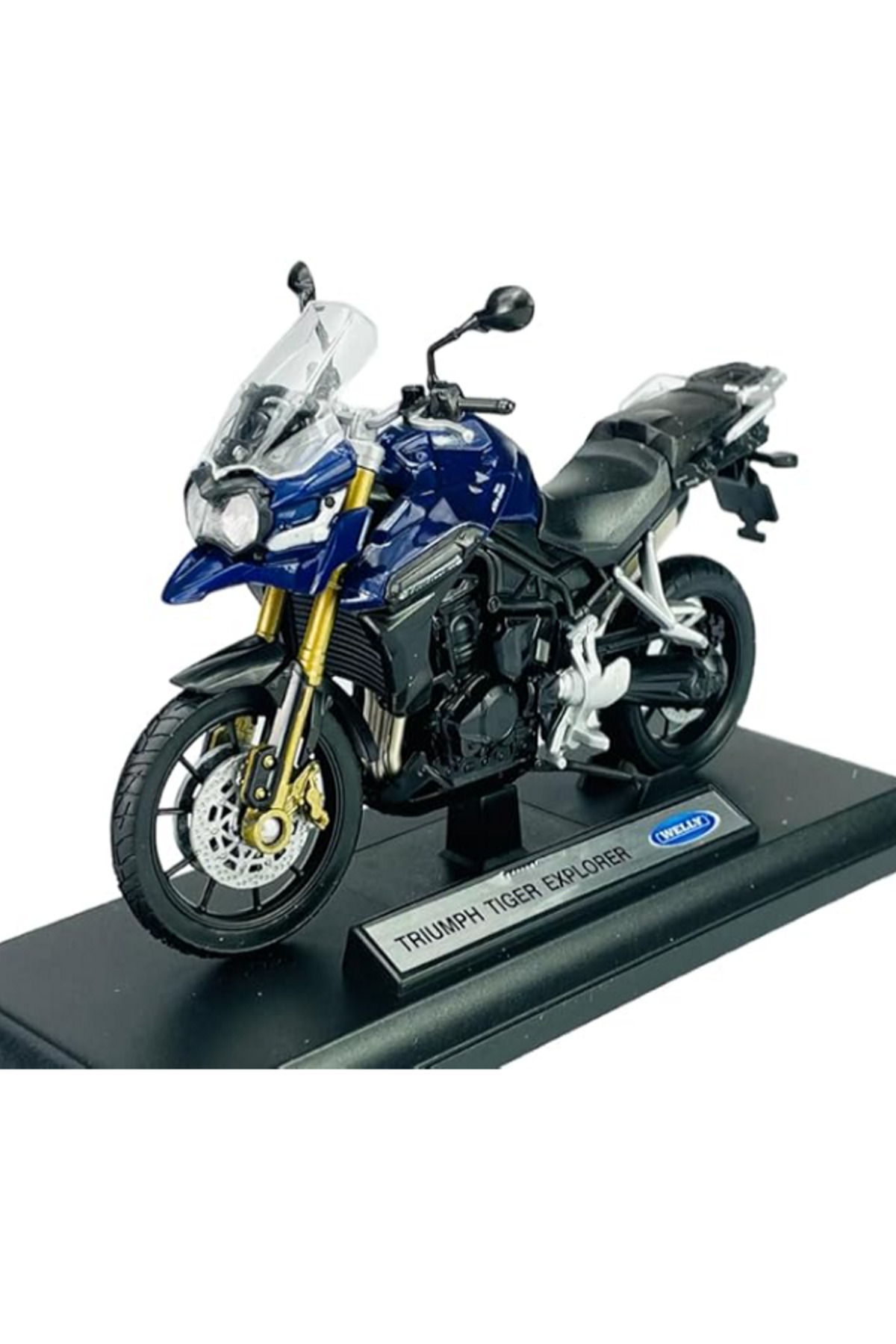 موتورسیکلت RC WELLY TRIUMPH TIGER EXPLORER 1:18 مدل موتور سیکلت دیکست – اسباب بازی و مجسمه فلزی مجاز از ترکیه Oyuncak Bayim