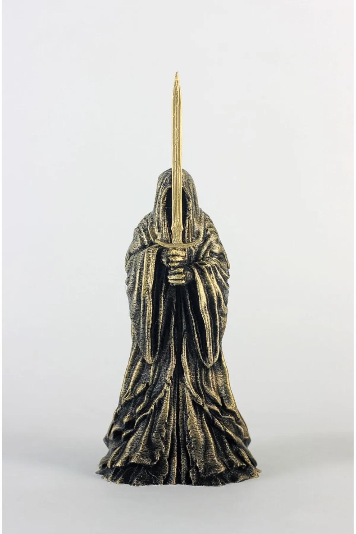 فیگور مجسمه ارباب حلقه ها نازگل 20 سانتی متر LOTR LORD OF THE RINGS نازگول آنتیک طلا از ترکیه 3DLAYERCRAFT