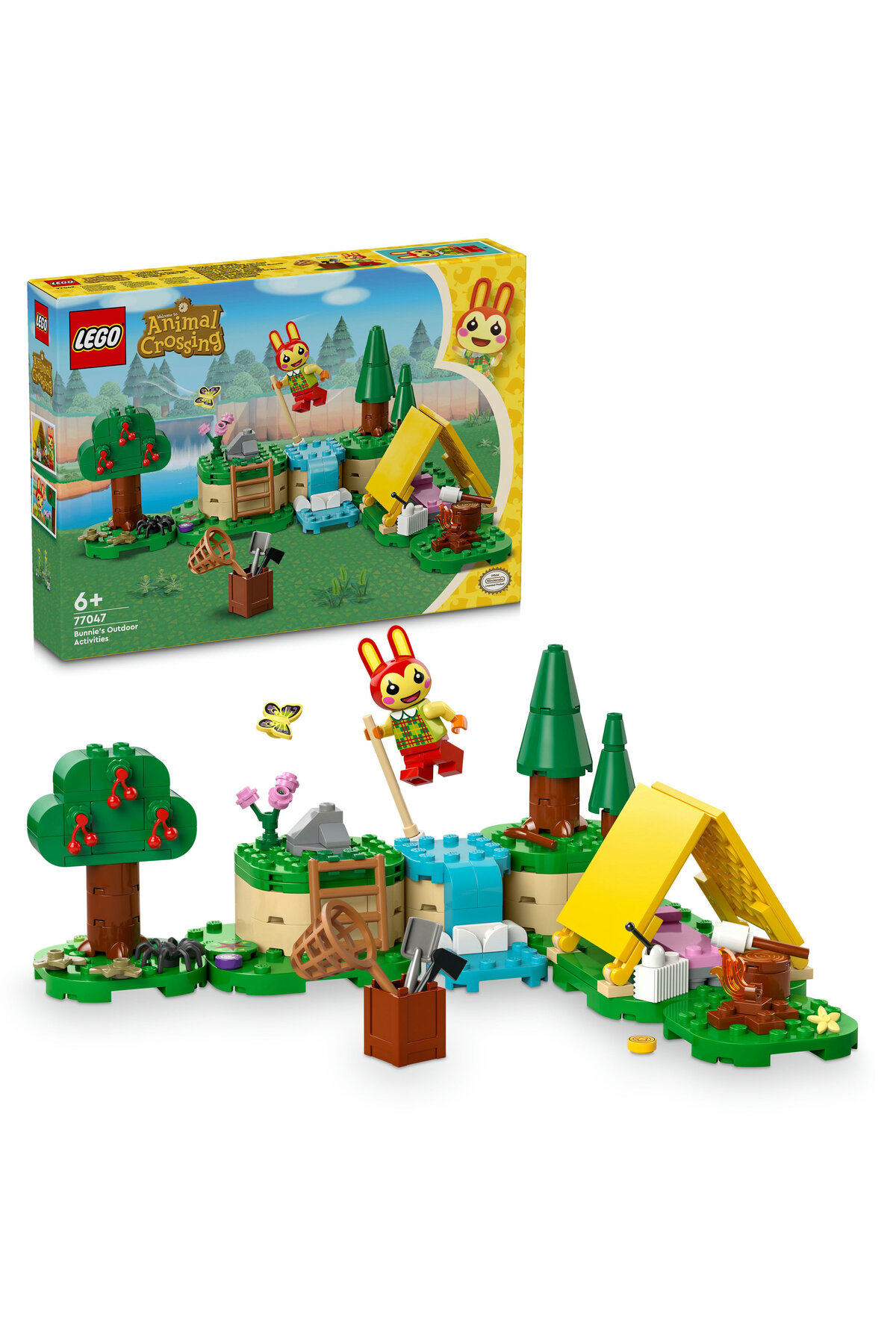 لگو و اسباب بازی های ساخت محور ® ANIMAL CROSSING™ BUNNIE IN OUTDOOR ACTIVITIES 77047 6+ ست ساختمان 164 قطعه اورجینال LEGO