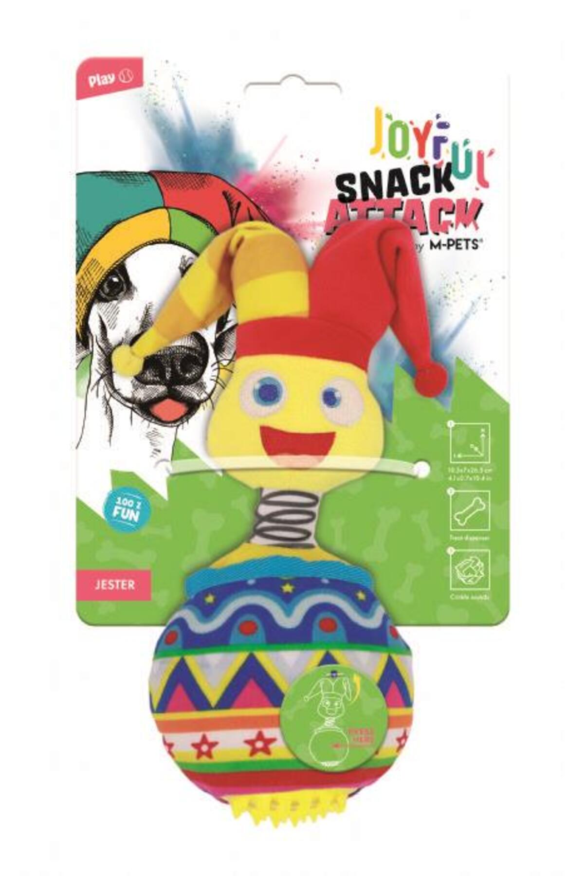 اسباب‌بازی سگ ام‌پتس M-PETS Joyful Jester Snack Attack مدل 10659699