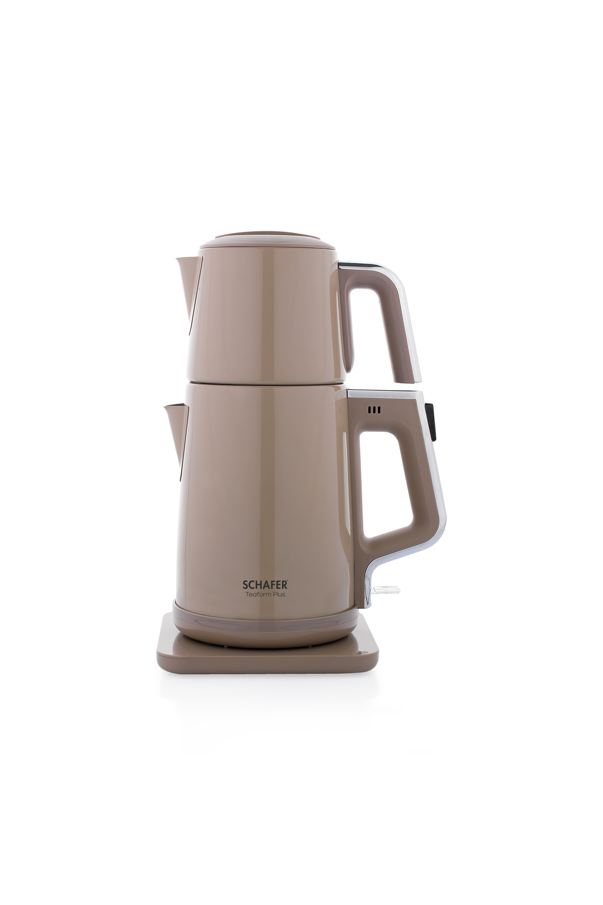 چای ساز TEAFORM PLUS STAINLESS TEA MACHINE BEIGE اورجینال Schafer