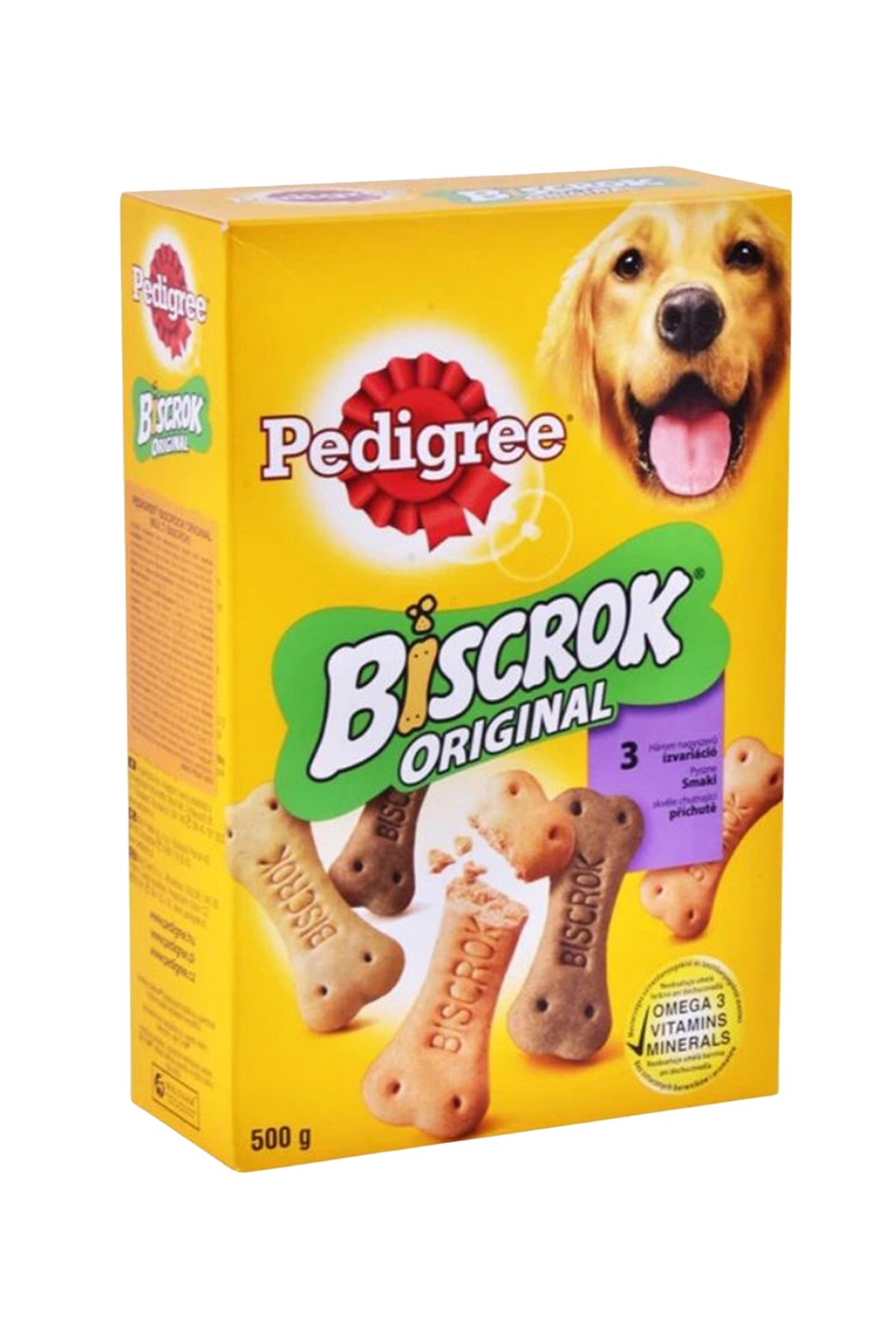 بیسکویت تشویقی سگ پدیگری Pedigree Biscrok Multi Mix، بسته ۲ عددی ۵۰۰ گرمی