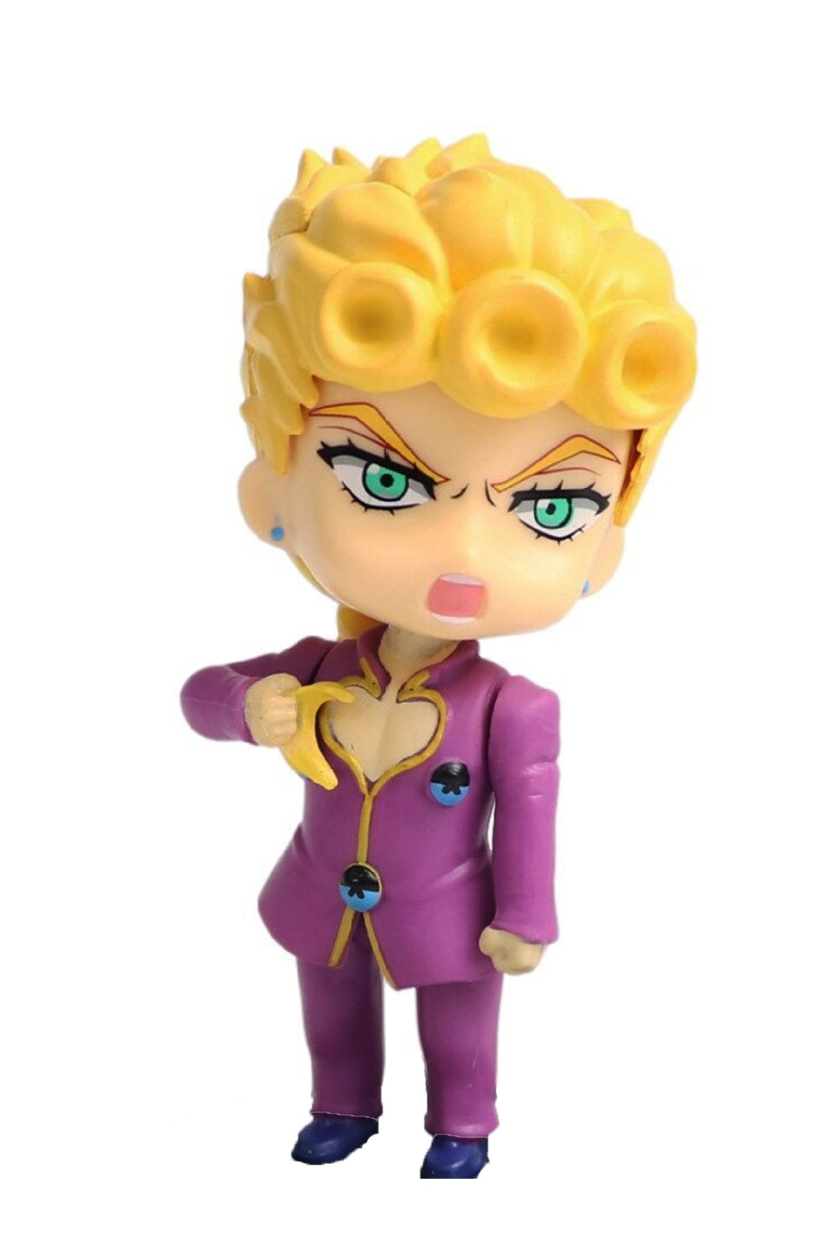 فیگور JOJO BIZARRE Q POSKET ANIME MANGA FIGURINE 10 CM GIORNO GIOVANNA از ترکیه BANDAI