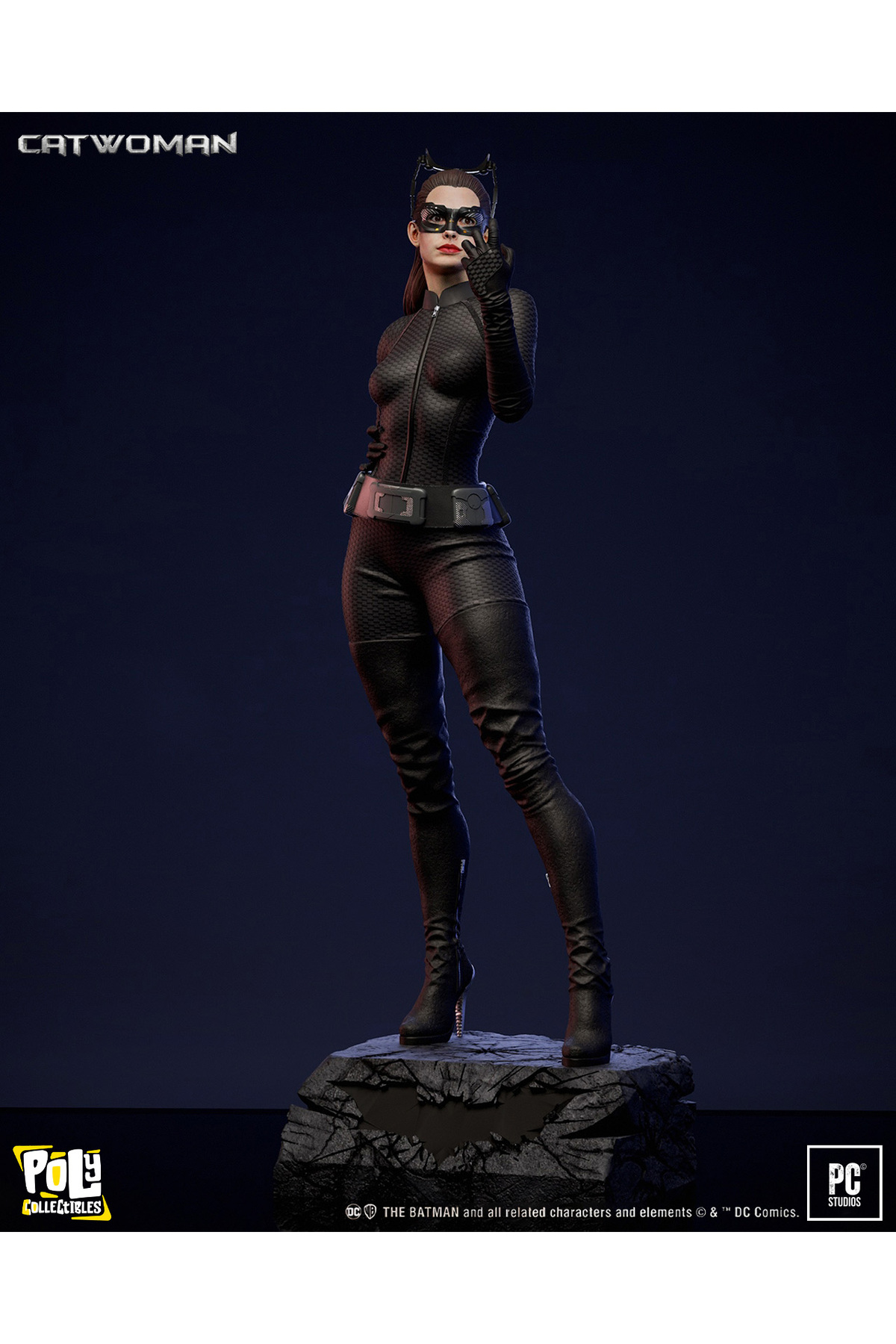 فیگور ANNE HATHAWAY کلکسیونی انحصاری شکل | 36 سانتی متر از ترکیه CatWoman
