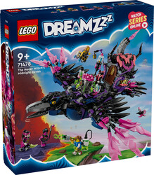 مجموعه ساختنی کلاغ نیمه‌شب جادوگر Never لگو LEGO DREAMZzz مدل 71478، ۱۲۰۳ قطعه