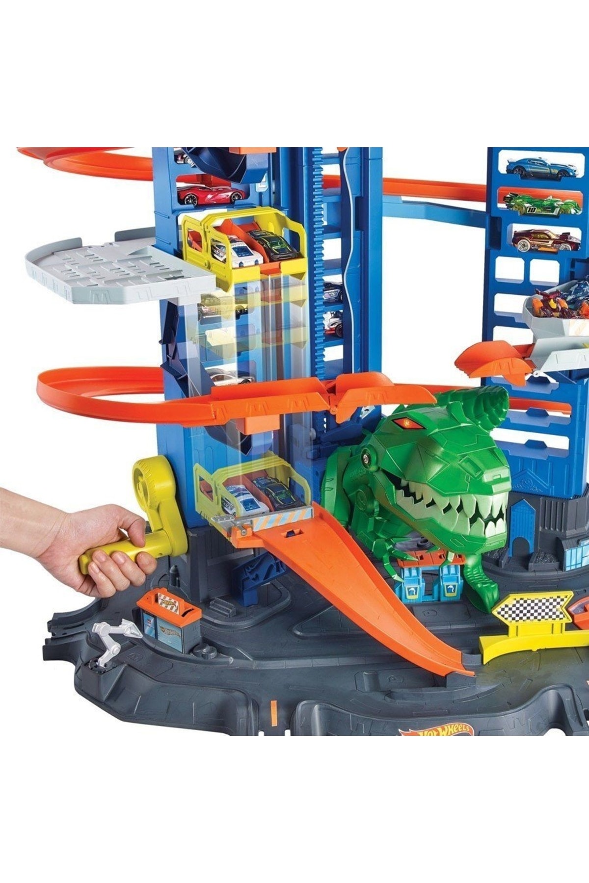 ماشین اسباب بازی T REX GARAGE ULTIMATE هات ویلز اورجینال HOT WHEELS