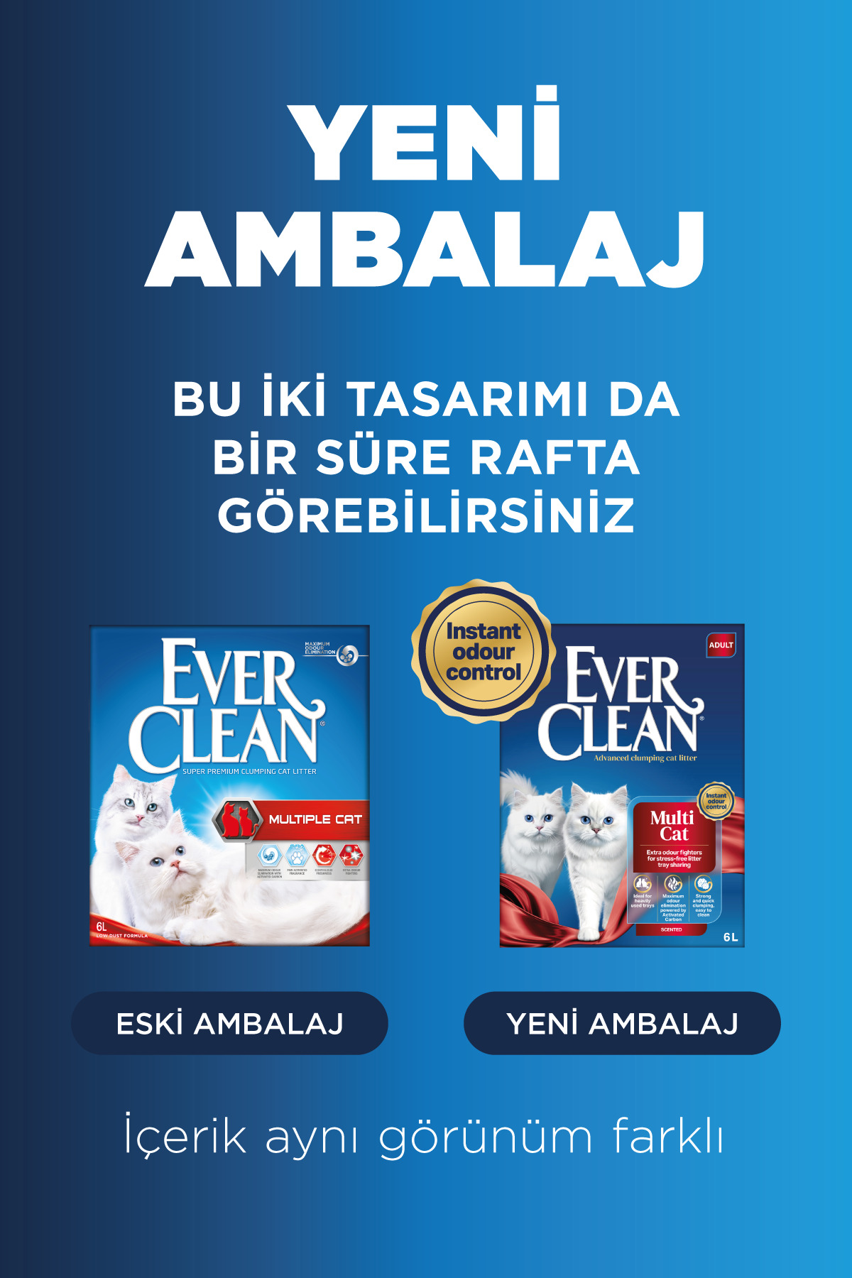 خاک گربه اورکلین Ever Clean Multi Cat، حجم ۶ لیتر