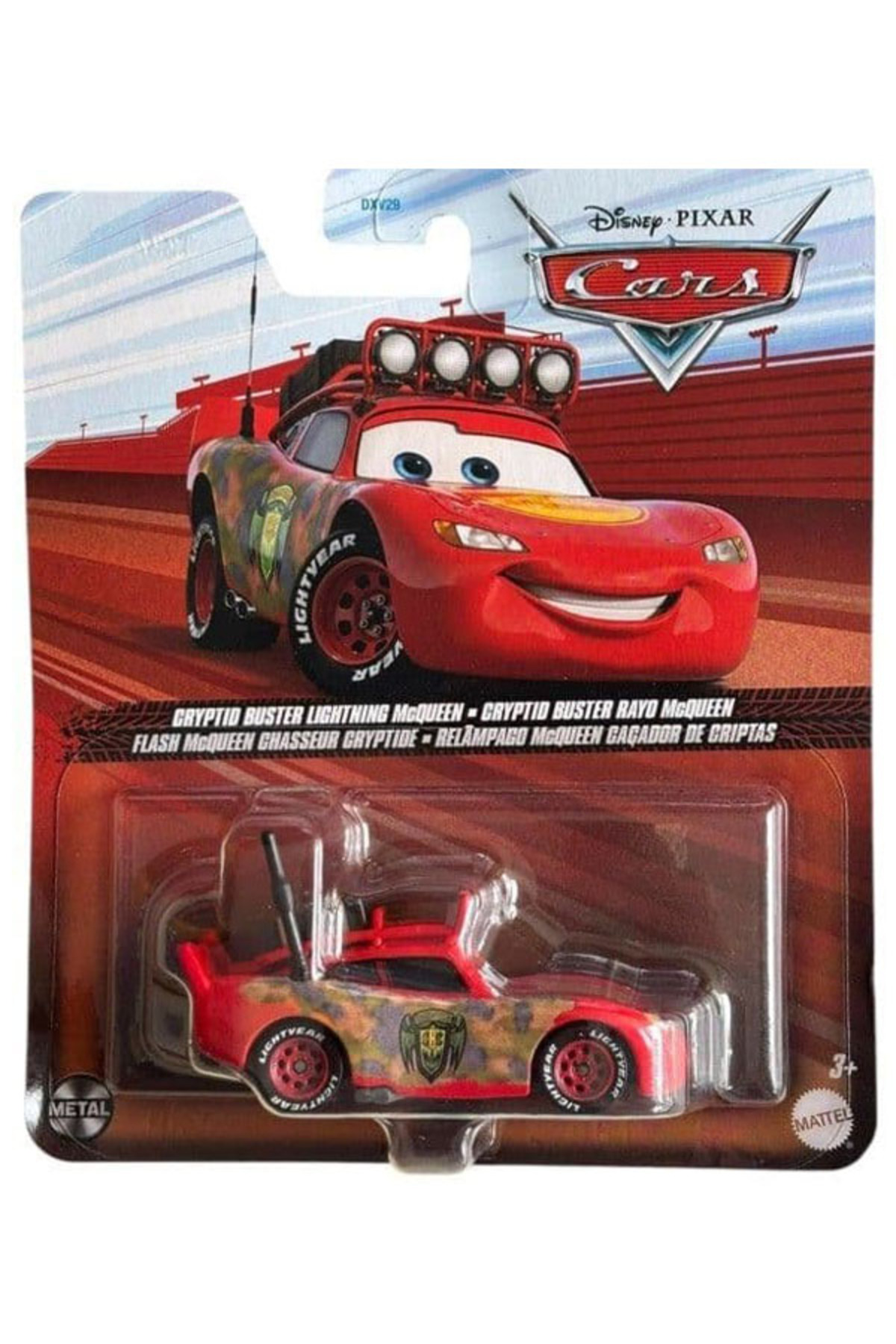 ماشین اسباب بازی DISNEY PIXAR CARS CRYPTID BUSTER LIGHTNING MCQUEEN 1 55 Cars