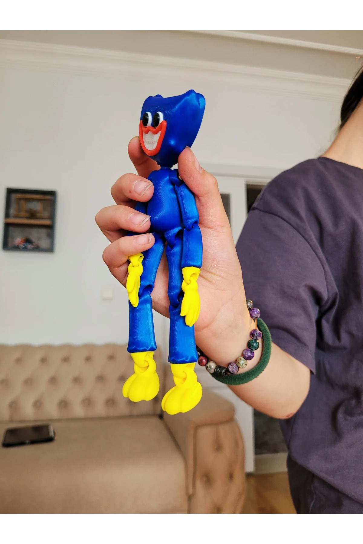 فیگور BLUE HUGGY FLEXI ANIMATED FIGURE 15 CM از ترکیه mimo
