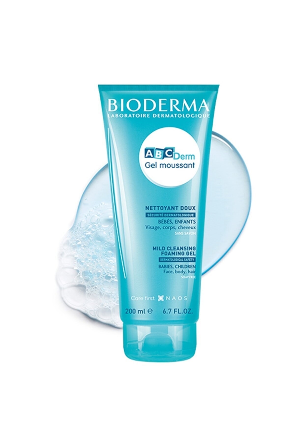 Bioderma محصول شستشوی حلقوی Abcderm 200 میلی لیتر