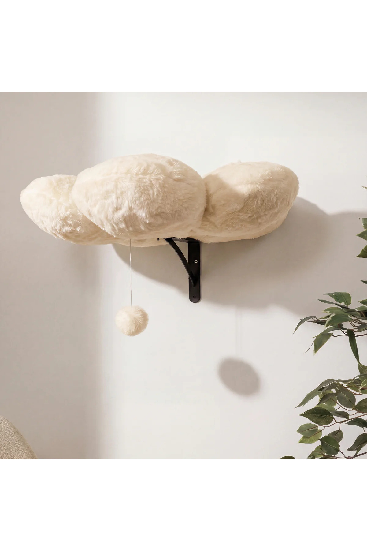 تخت گربه مارویس MARUVİS Purrwall-01، بژ، ۵۰×۵۰ سانتی‌متر