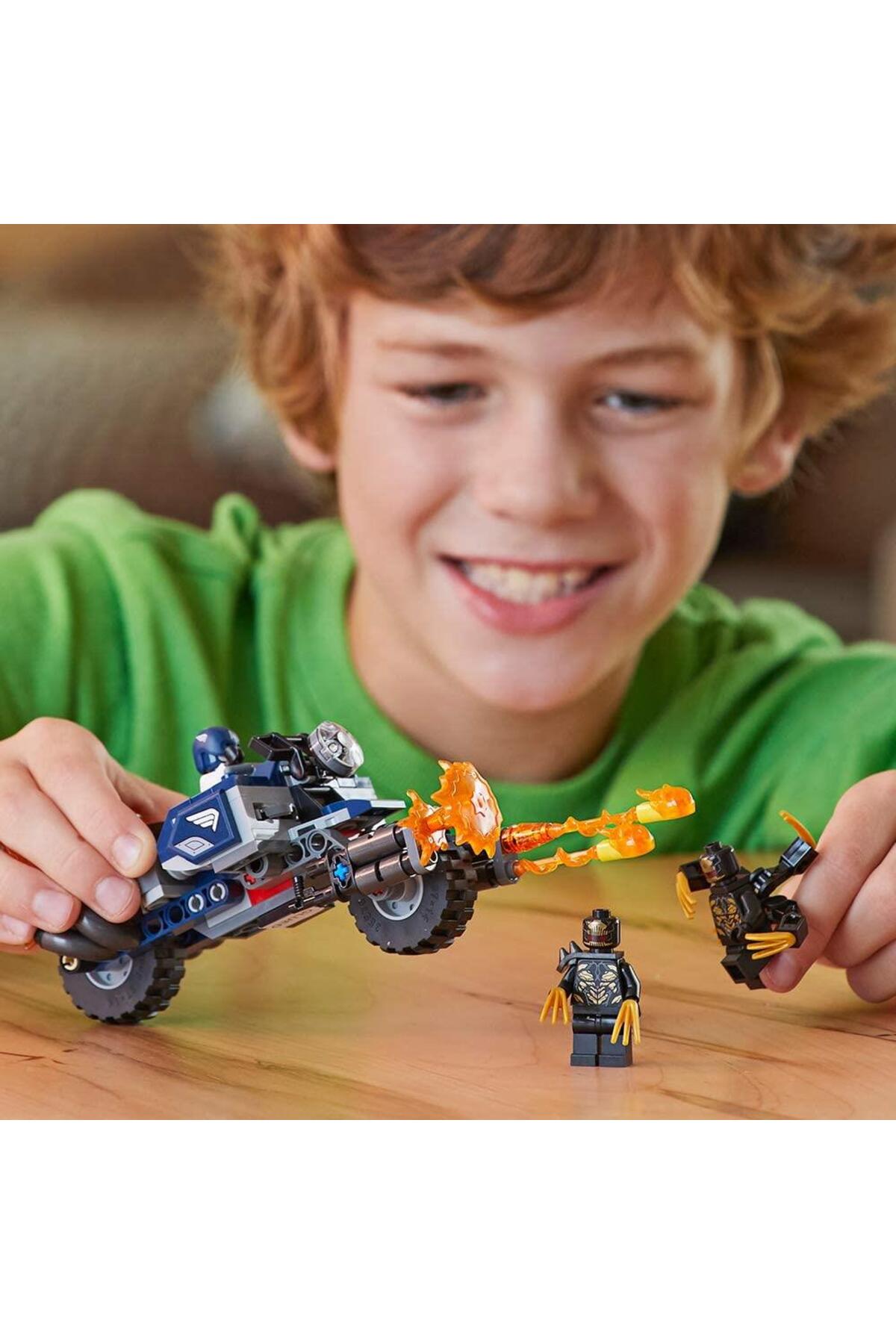 لگو CAPTAIN SUPER HEROES AMERICA: OUTRIDER 76123 اورجینال LEGO