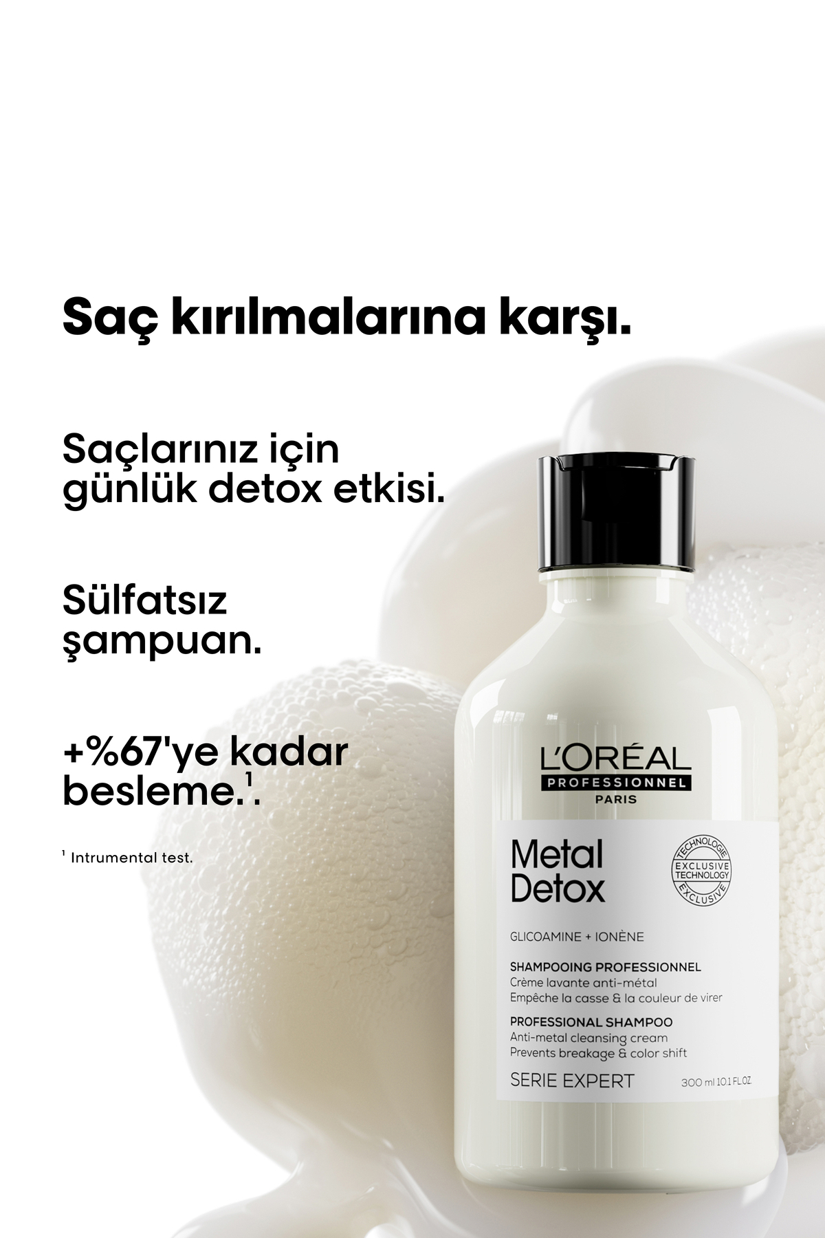 L'oreal Professionnel شامپو حرفه ای ضد فلز سری Expert Metal Detox برای موهای رنگی و اپنر