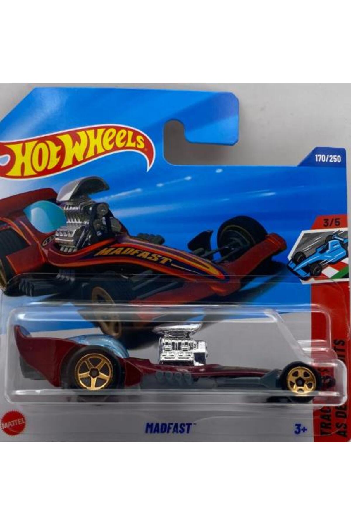 ماشین اسباب بازی سبدهای تکی MADFAST HYY09 TRACK ACES از ترکیه HOT WHEELS