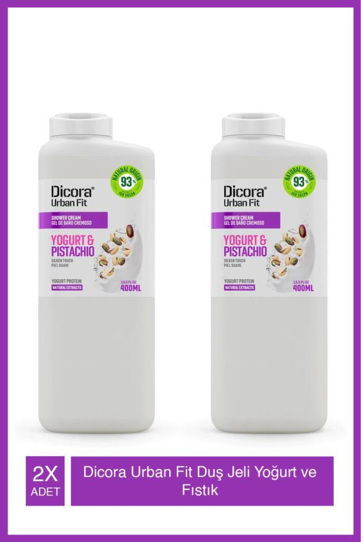ژل دوش ماست و پسته دیکورا اوربان فیت DICORA URBAN FIT، ۲ عددی