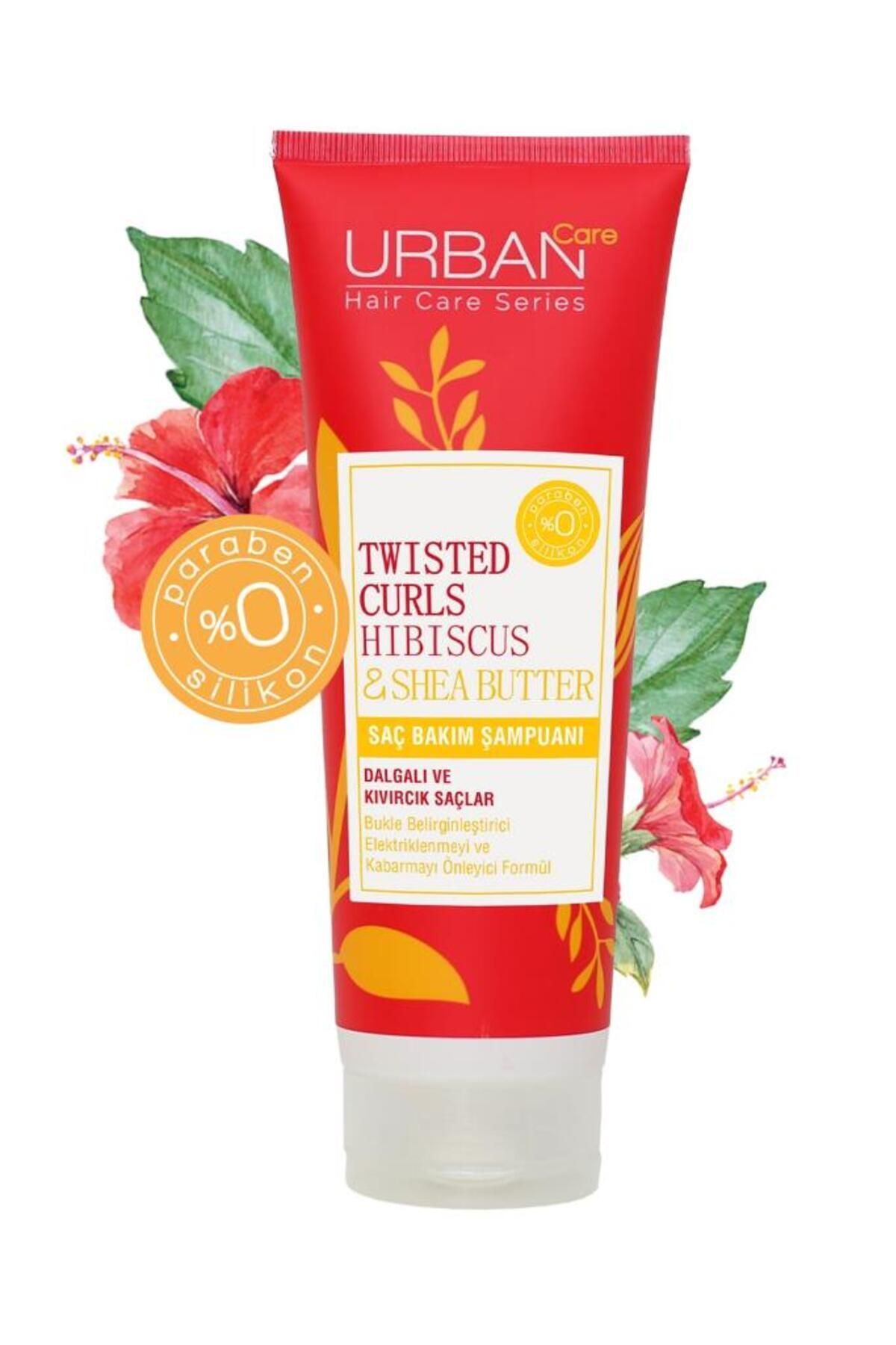 شامپو مراقبت از موی هیبیسکوس و شی باتر تویستد کرلز 250 میلی لیتری اربن کر Urban Care