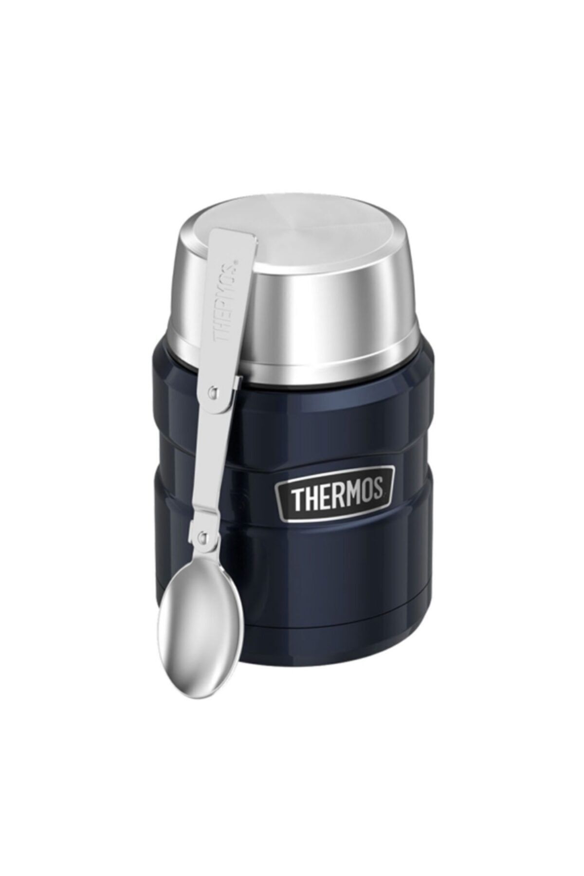 فلاسک قمقمه غذای فولادی SK3000 470 میلی لیتری. آبی نیمه شب اورجینال Thermos