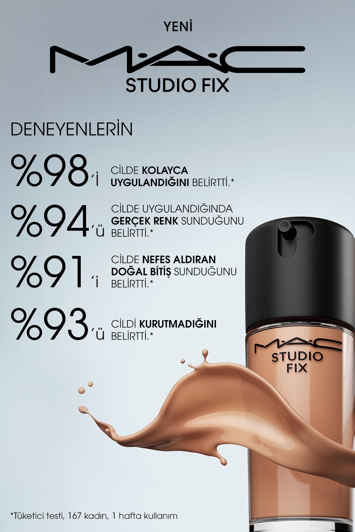 کرم پودر بنیاد MATT دائمی تا 24 ساعت FIX STUDIO SPF15 MINI رنگ: NC16 15ML Mac