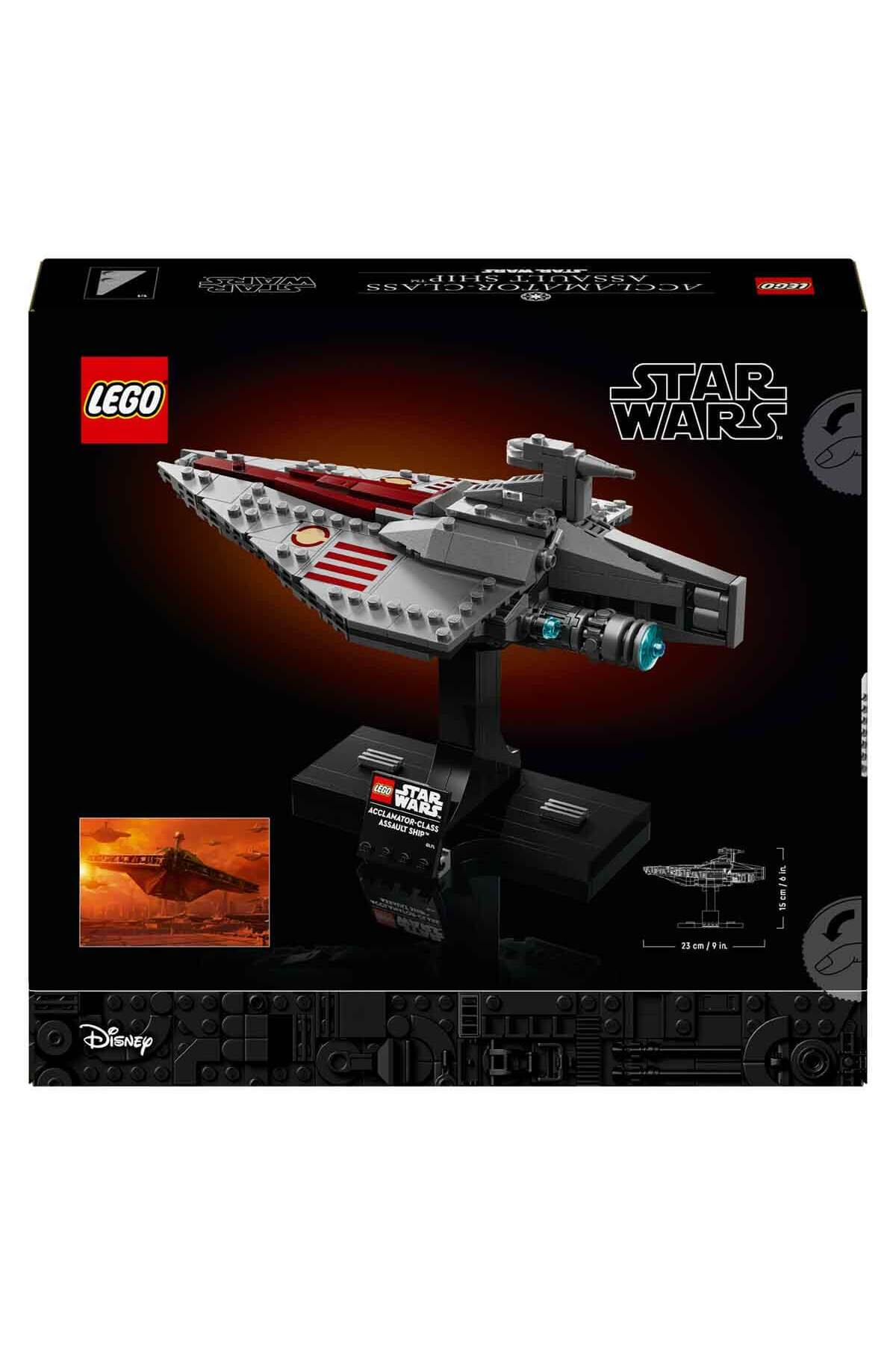 لگو STAR WARS ACCLAMATOR CLASS ATTACK SHIP 75404 COLLEXI برای جنگ ستارگان بزرگسالان اورجینال LEGO