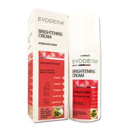 کرم روشن‌کننده اوودرم Evoderm با SPF 50+ مناسب همه انواع پوست حجم ۵۰ میلی‌لیتر