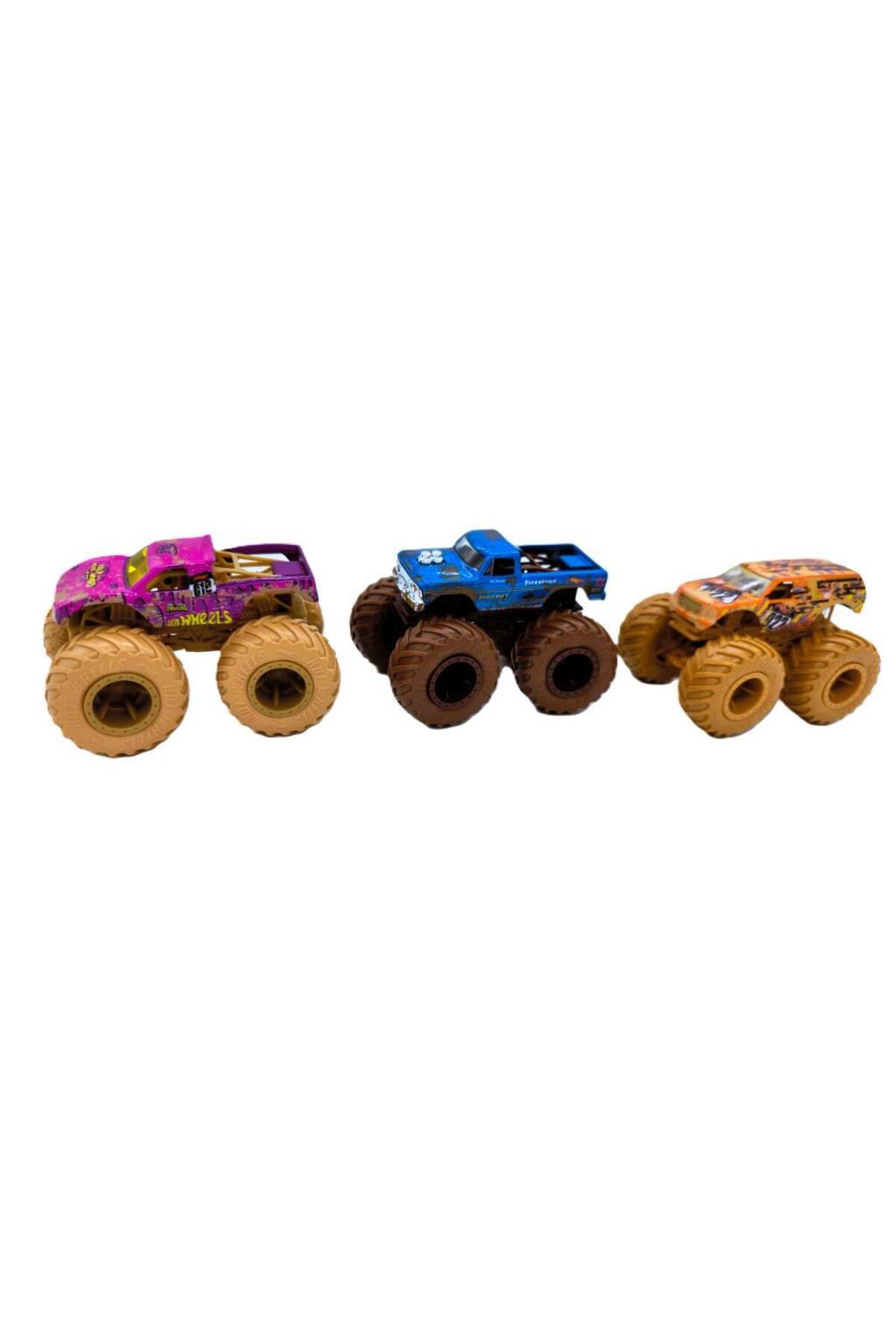 ماشین اسباب بازی MONSTER TRUCKS 3 PACK HNT79 HOT WHEELS